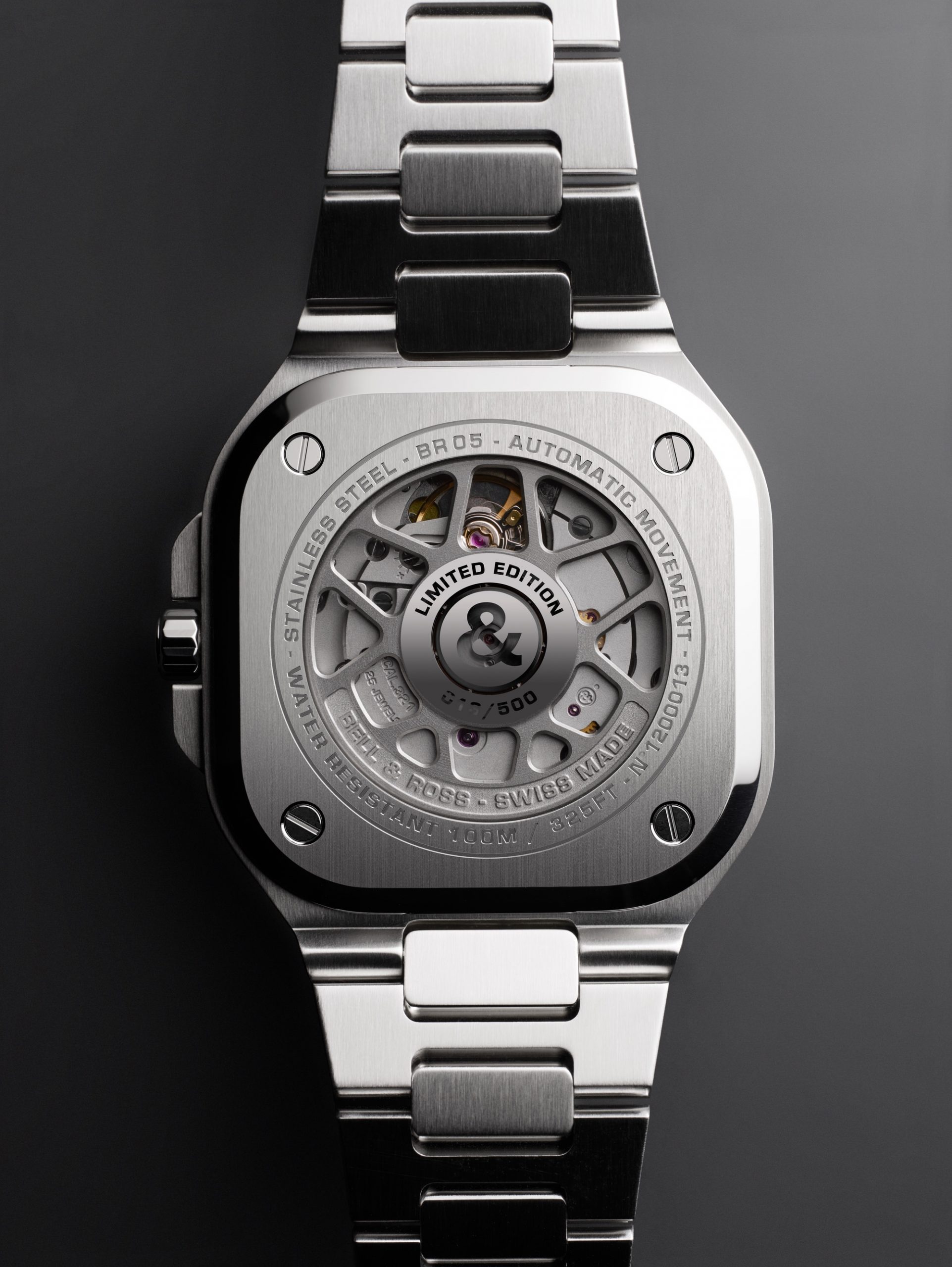 Bell & Ross BR 05 Skeleton Gray BR05A-GR-SKST/SST Replica 4