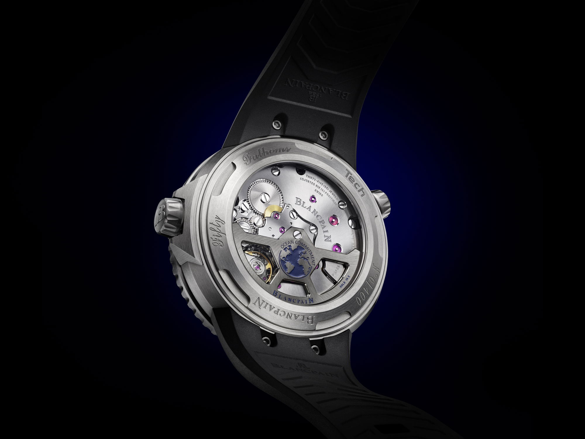 IMG_9081 Blancpain Fifty Fathoms Tech – Ocean Commitment IV 5029A-12B30-64A Replica 4