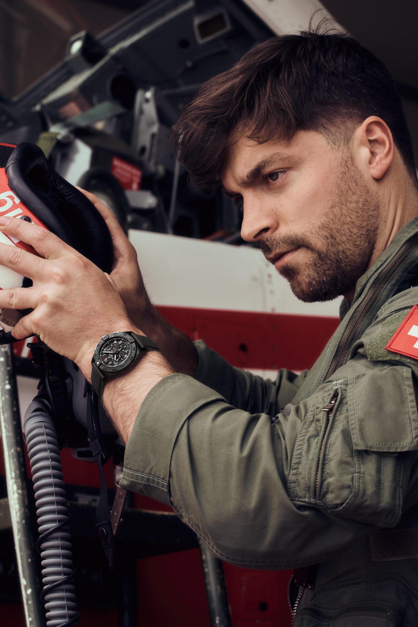 IMG_9081 Breitling Avenger B01 Chronograph 44 Night Mission SB0147101B1X1 Replica 4