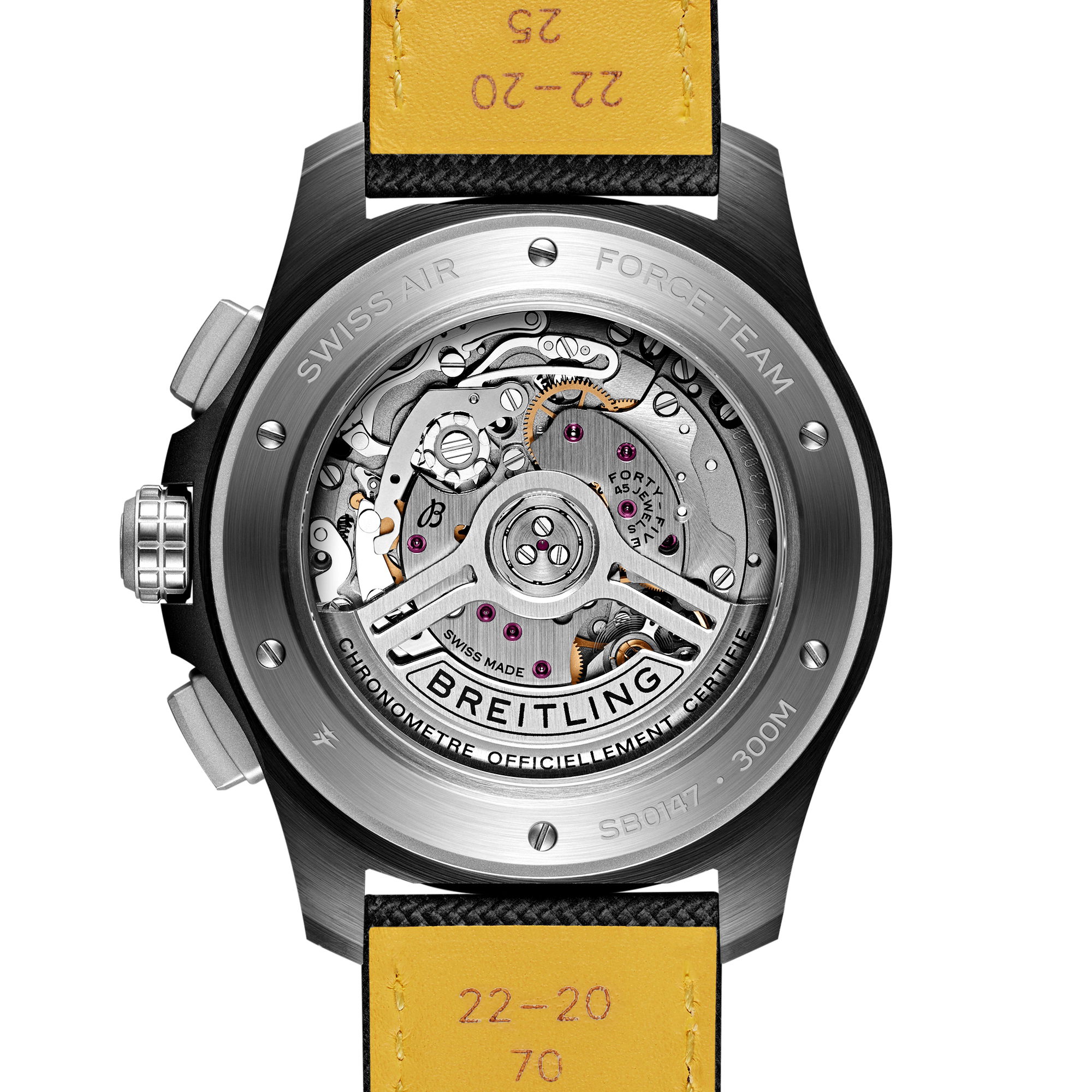 IMG_9081 Breitling Avenger B01 Chronograph 44 Swiss Air Force Team Special Edition SB01471A1B1X1 Replica 4