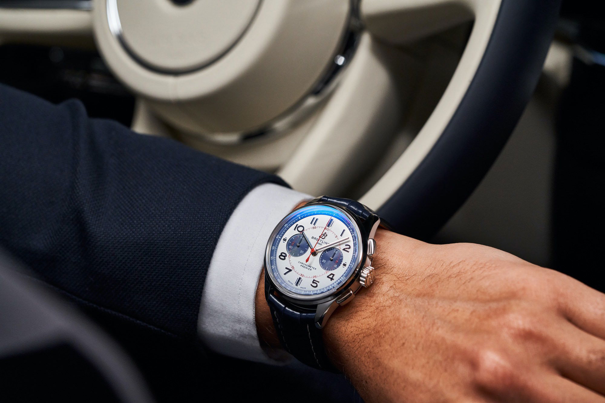 IMG_9081 Breitling Premier B01 Chronograph 42 Bentley Mulliner Limited Edition AB0118A71G1P1 Replica 4