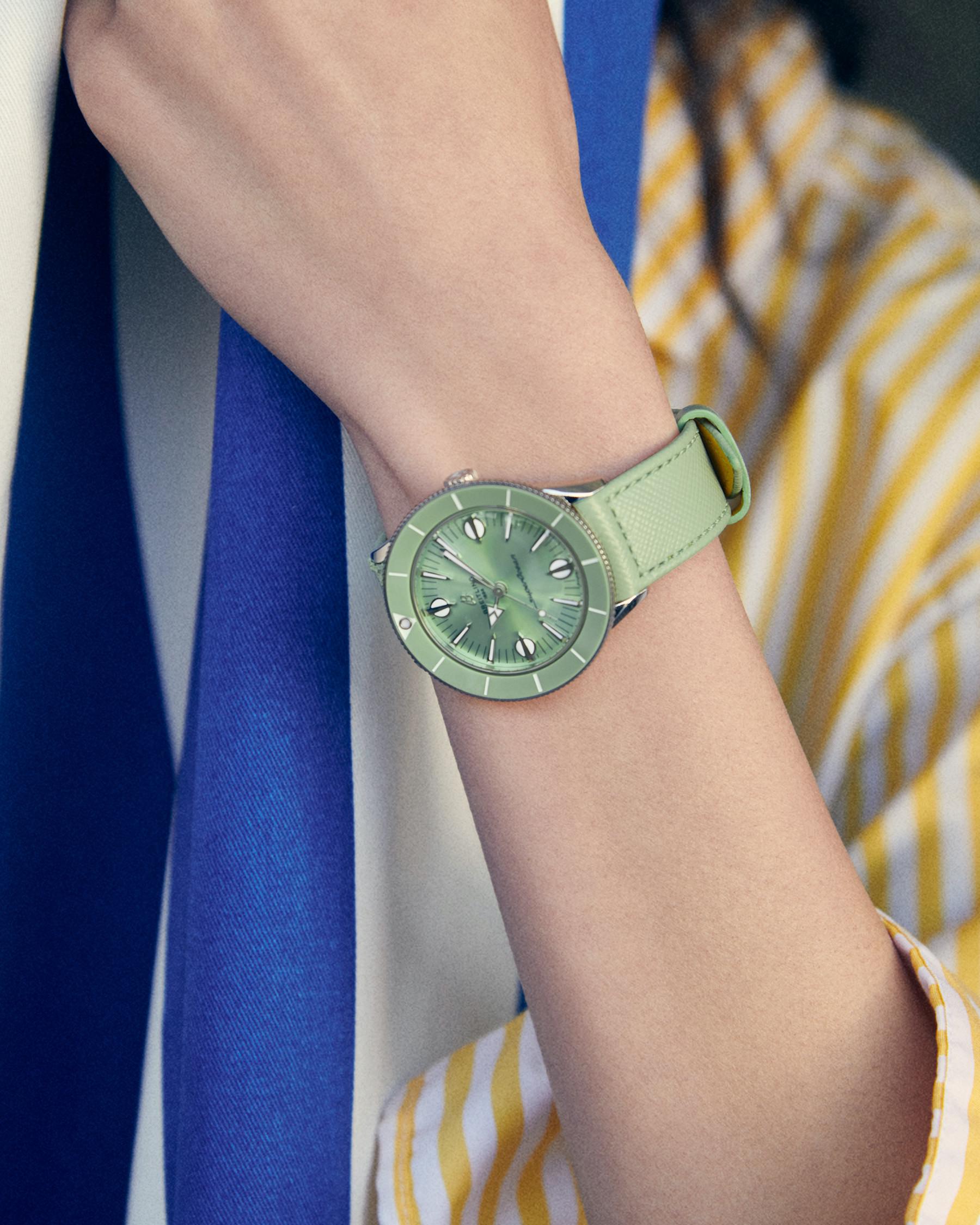 Breitling Superocean Heritage ’57 Pastel Paradise A10340361L1X1 Replica 4