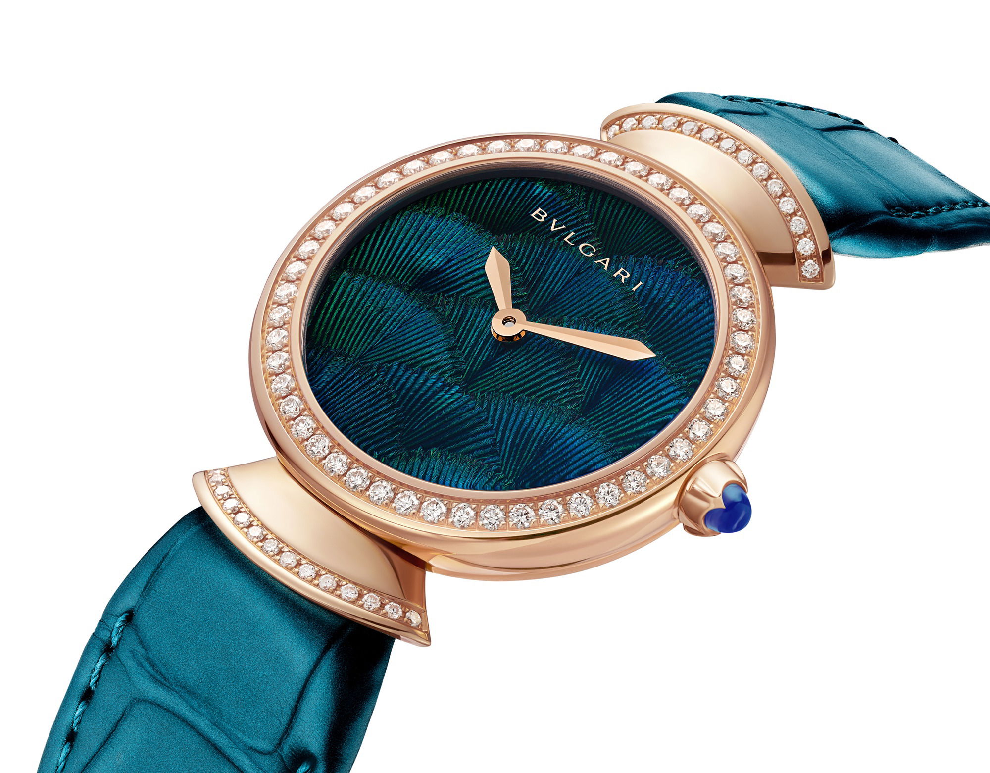 Bvlgari Divas’ Dream Peacock Feather Marquetry 103767 Replica 4