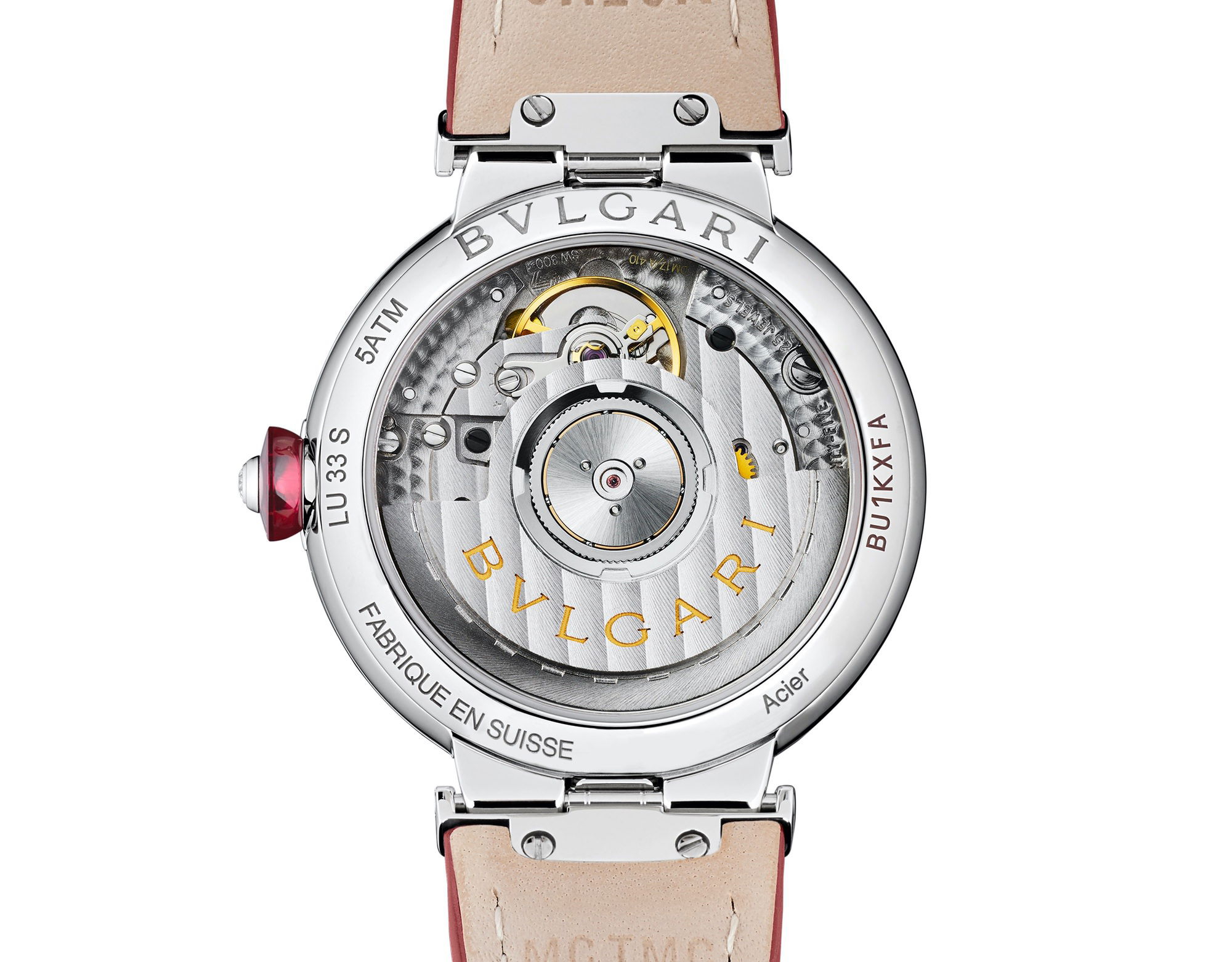 IMG_9081 Bvlgari Lvcea Intarsio Pink Mother-of-Pearl 33mm 103618 Replica 4