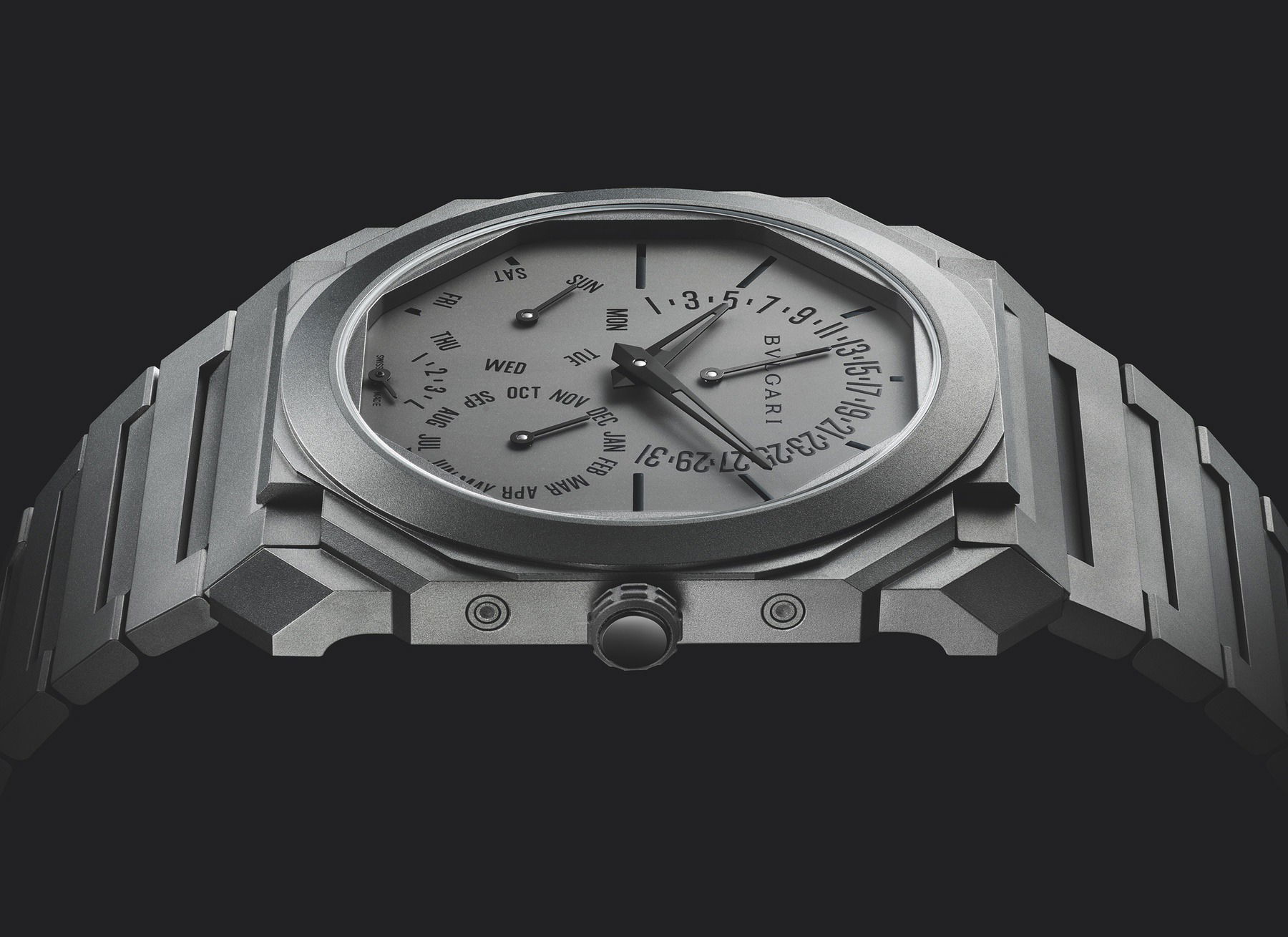 Bvlgari Octo Finissimo Perpetual Calendar Titanium 103200 Replica 4