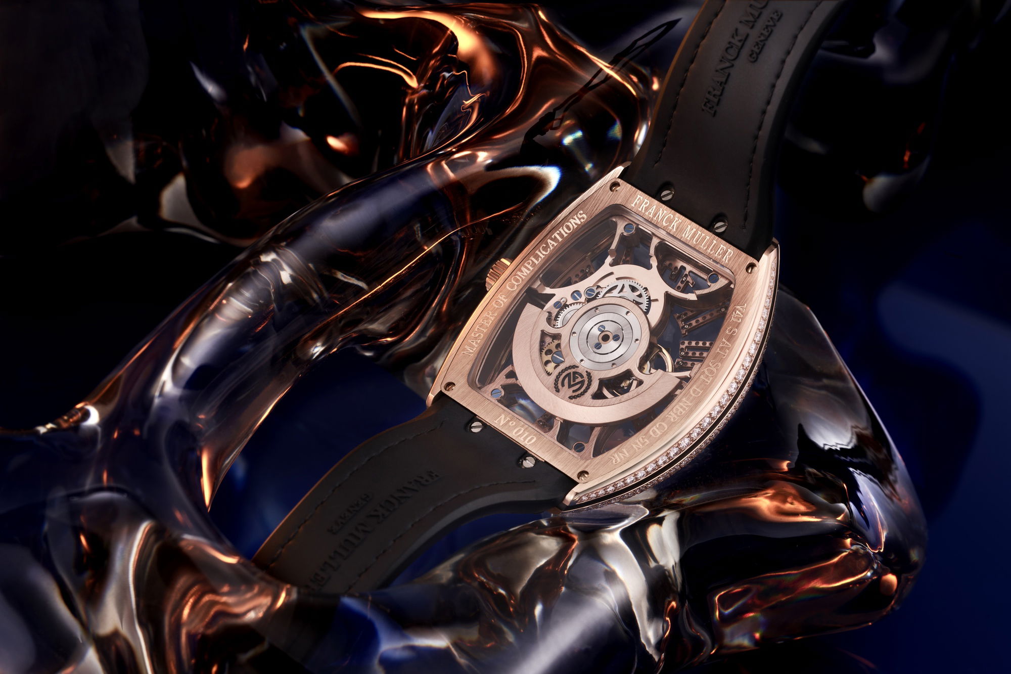 Franck Muller Vanguard? Slim Skeleton V 41 S AT SQT D NBR CD (NR) - 5N Replica 4