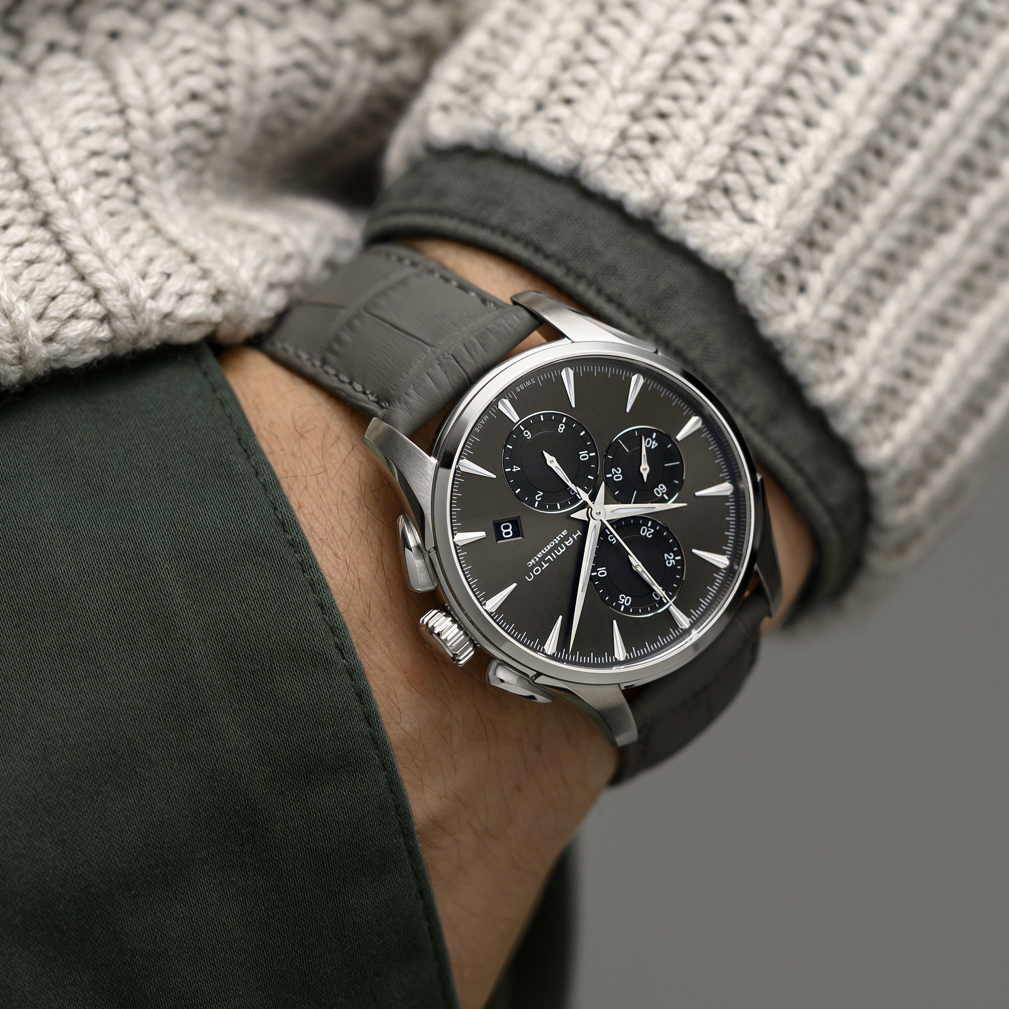 IMG_9081 Hamilton Jazzmaster Auto Chrono H32586881 Replica 4