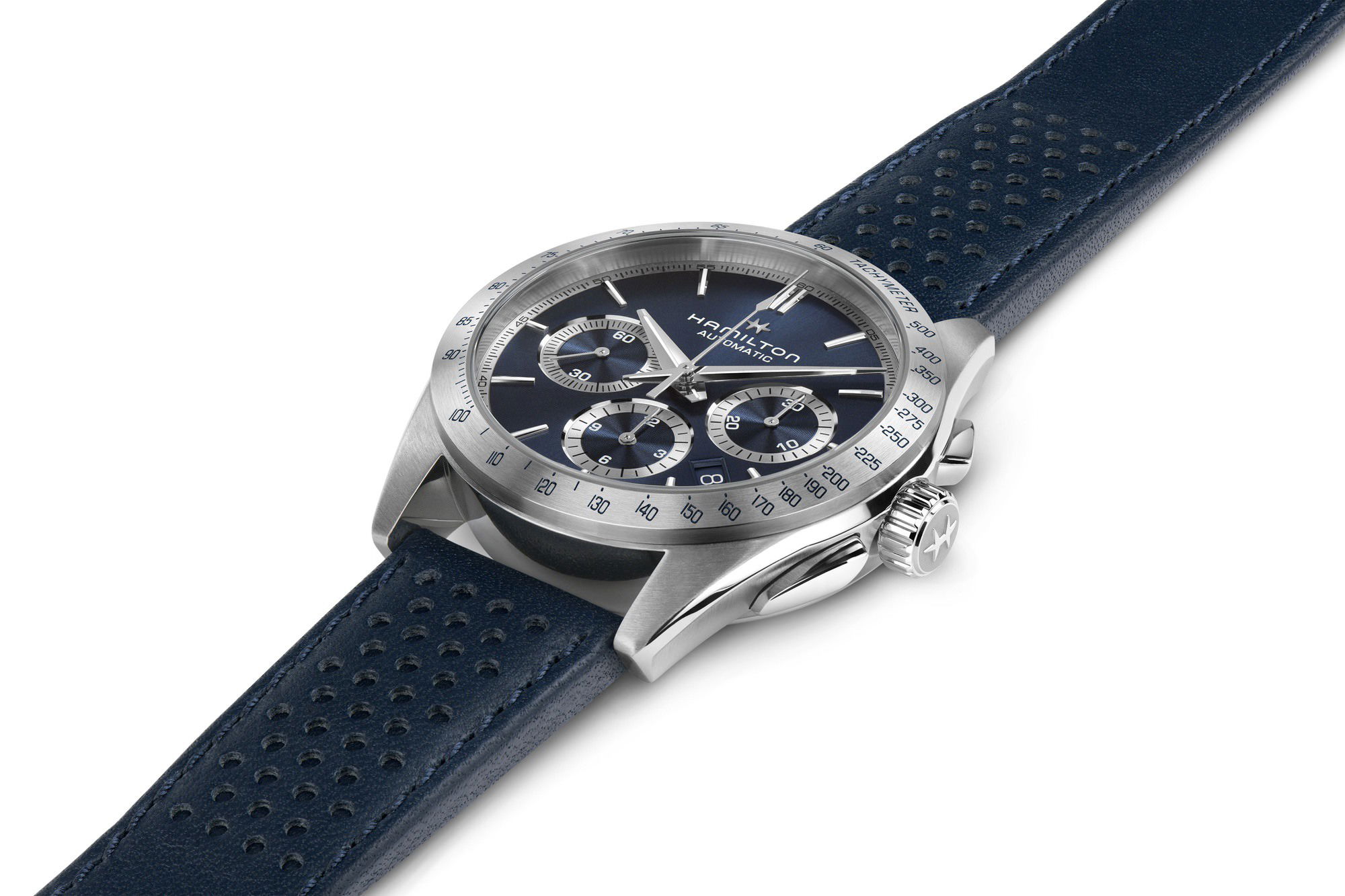 IMG_9081 Hamilton Jazzmaster Performer Automatic Chronograph 42mm H36616640 Replica 4