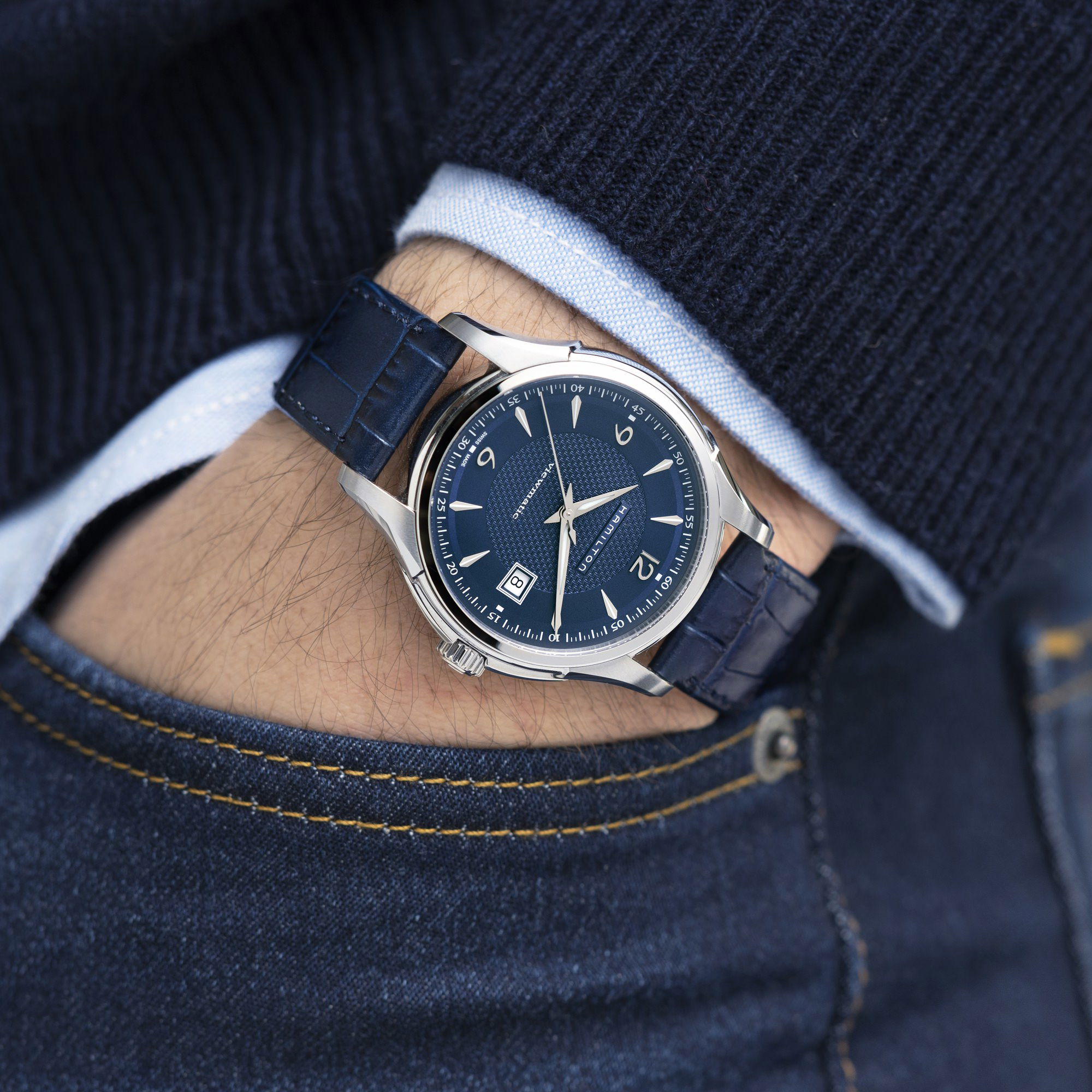 Hamilton Jazzmaster Viewmatic Auto H32515641 Replica 4