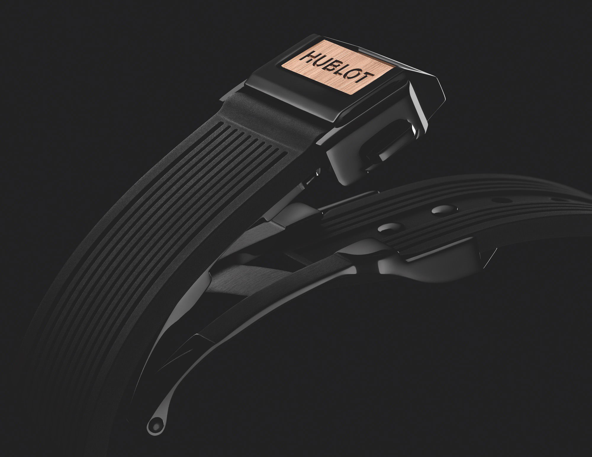 Hublot Big Bang One Click King Gold Full Pave 485.OX.9000.RX.1604 Replica 4