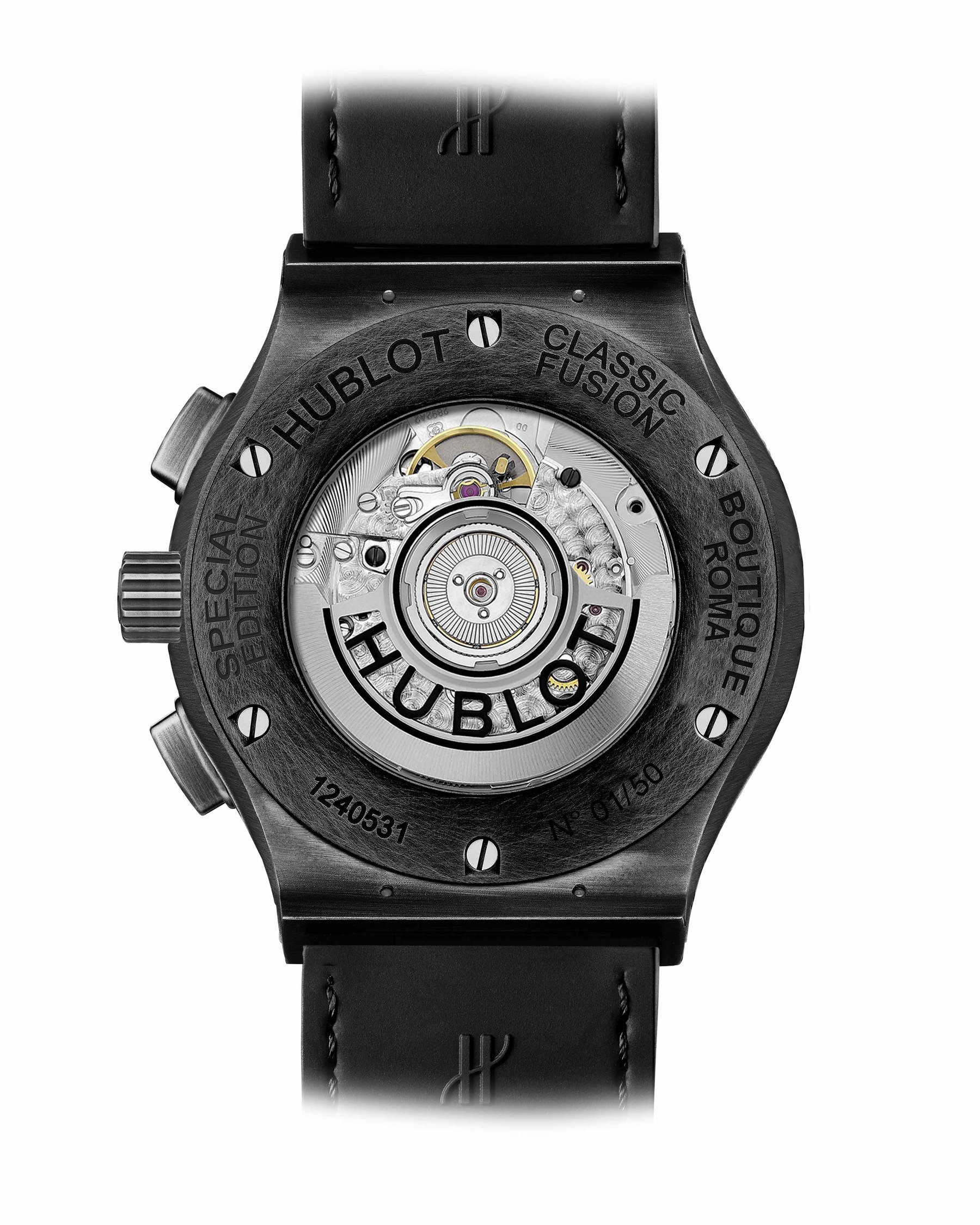 IMG_9081 Hublot Classic Fusion Chronograph Special Edition Roma Boutique 521.NX.4610.VR.ROM20 Replica 4