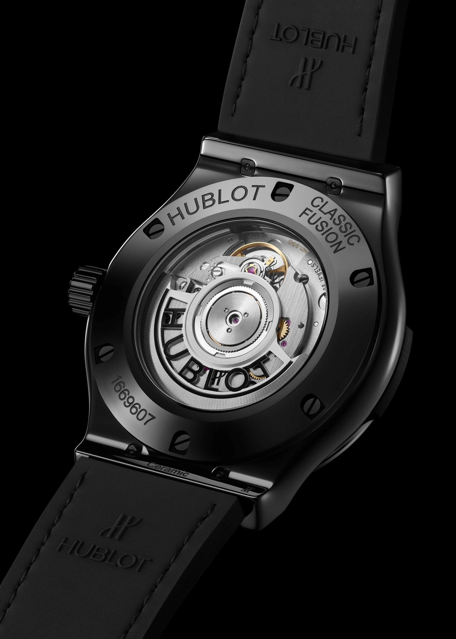 Hublot Classic Fusion Gold Crystal 542.CX.0660.LR Replica 4