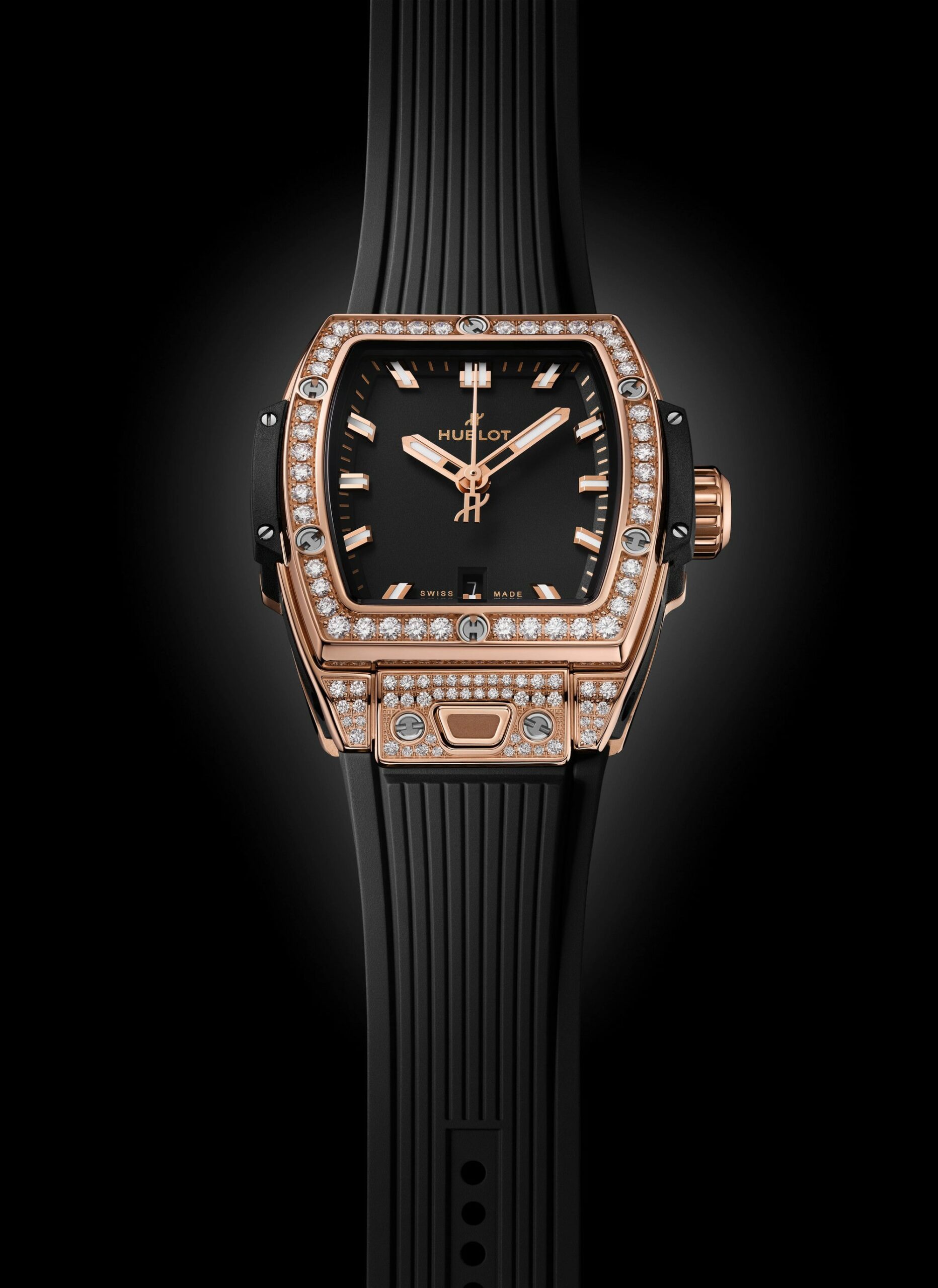 Hublot Spirit of Big Bang King Gold Pave 682.OX.1180.RX.1604 Replica 4