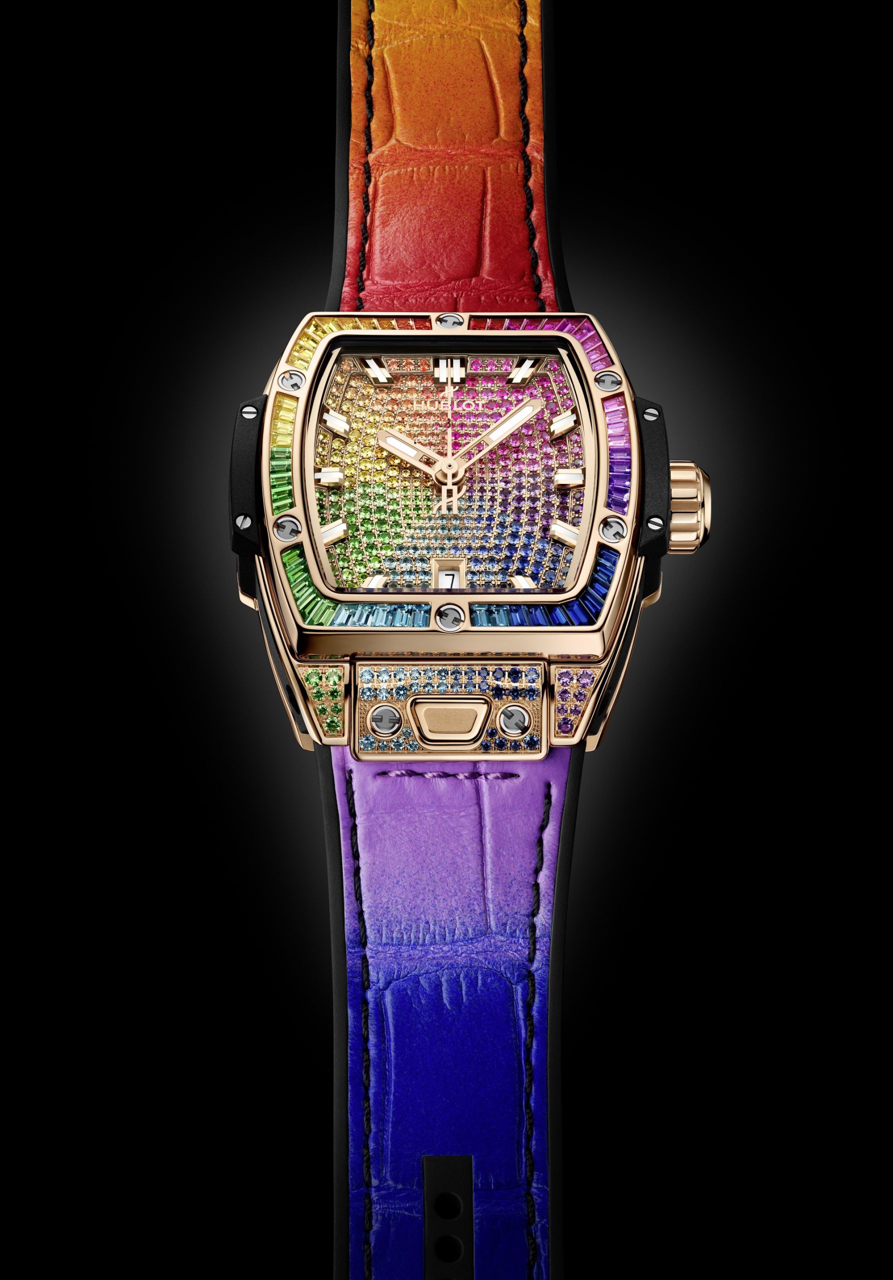 Hublot Spirit of Big Bang King Gold Rainbow 682.OX.9900.LR.0999 Replica 4