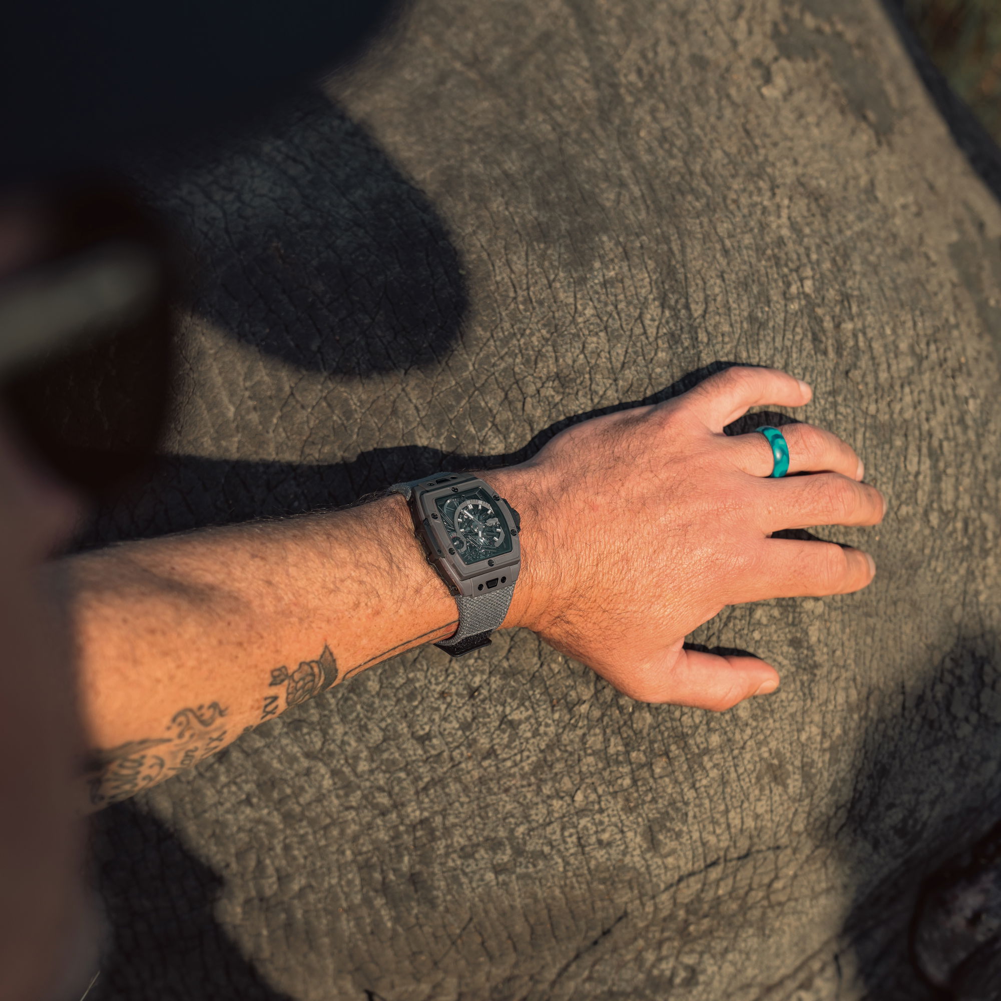 IMG_9081 Hublot Spirit of Big Bang SORAI Grey Ceramic 645.FX.8020.NR.SOA24 Replica 4