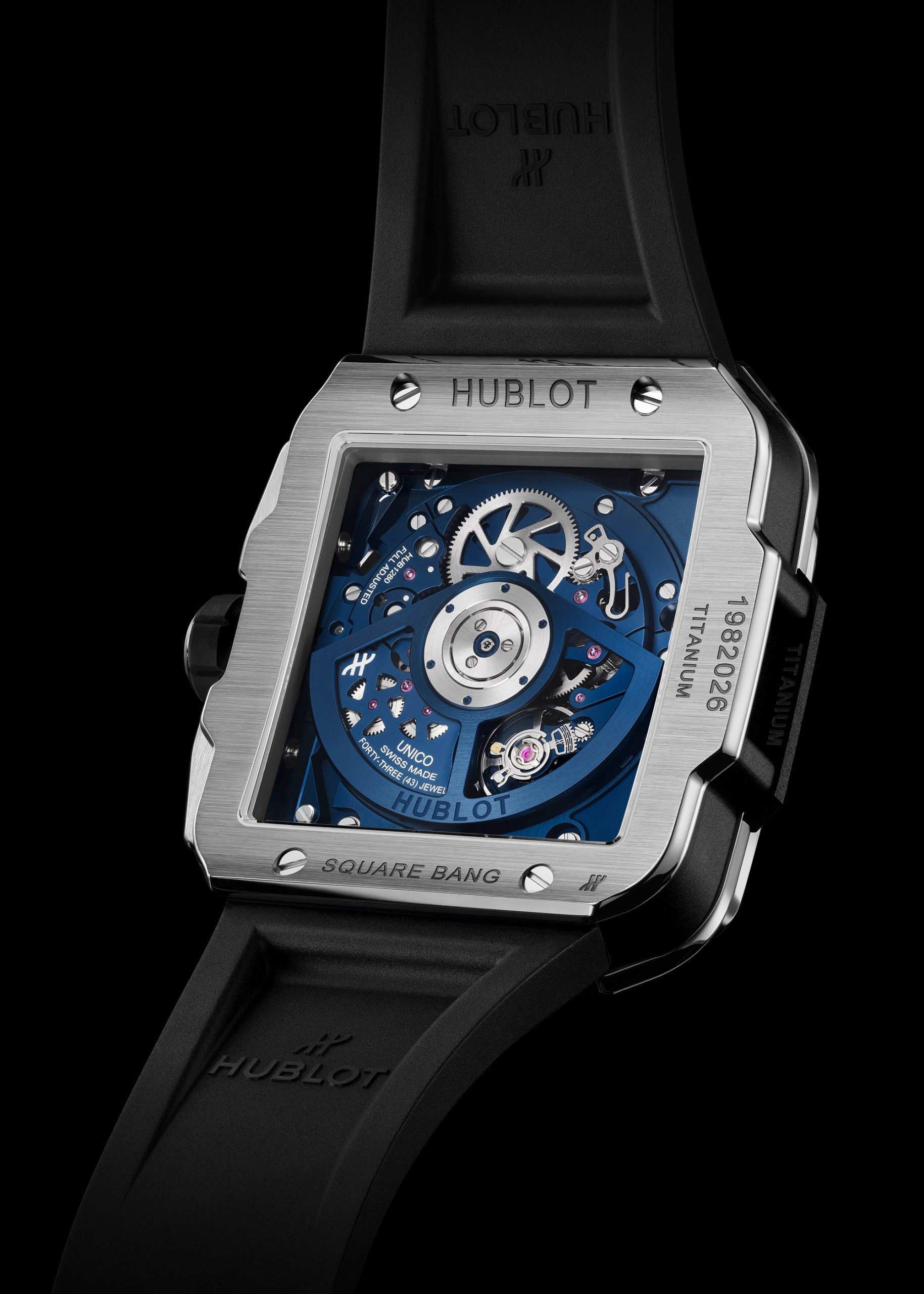 Hublot Square Bang Unico Titanium Blue 821.NX.5170.RX-SD Replica 4