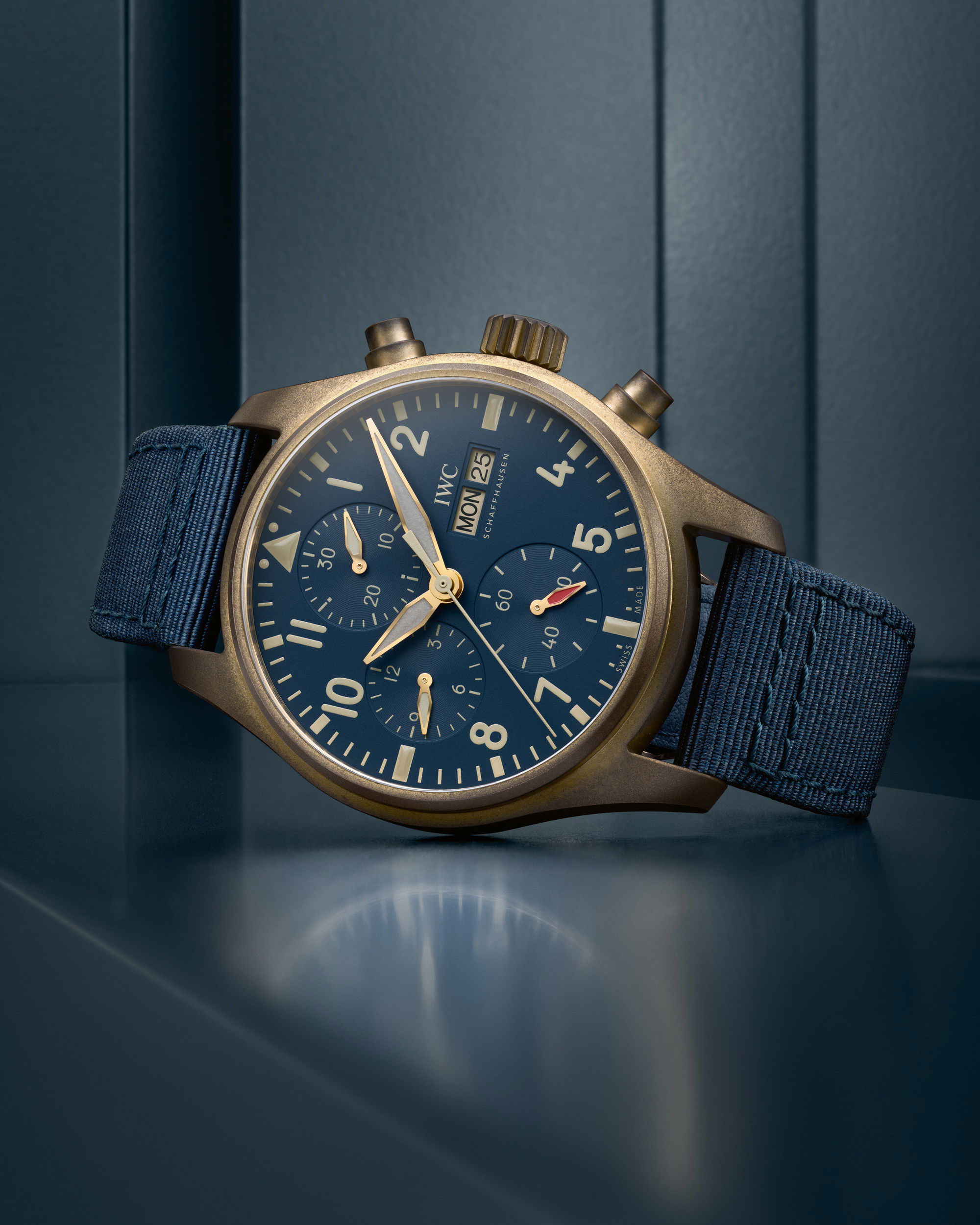 IWC Pilot’s Watch Chronograph 41 Bronze IW388109 Replica 4