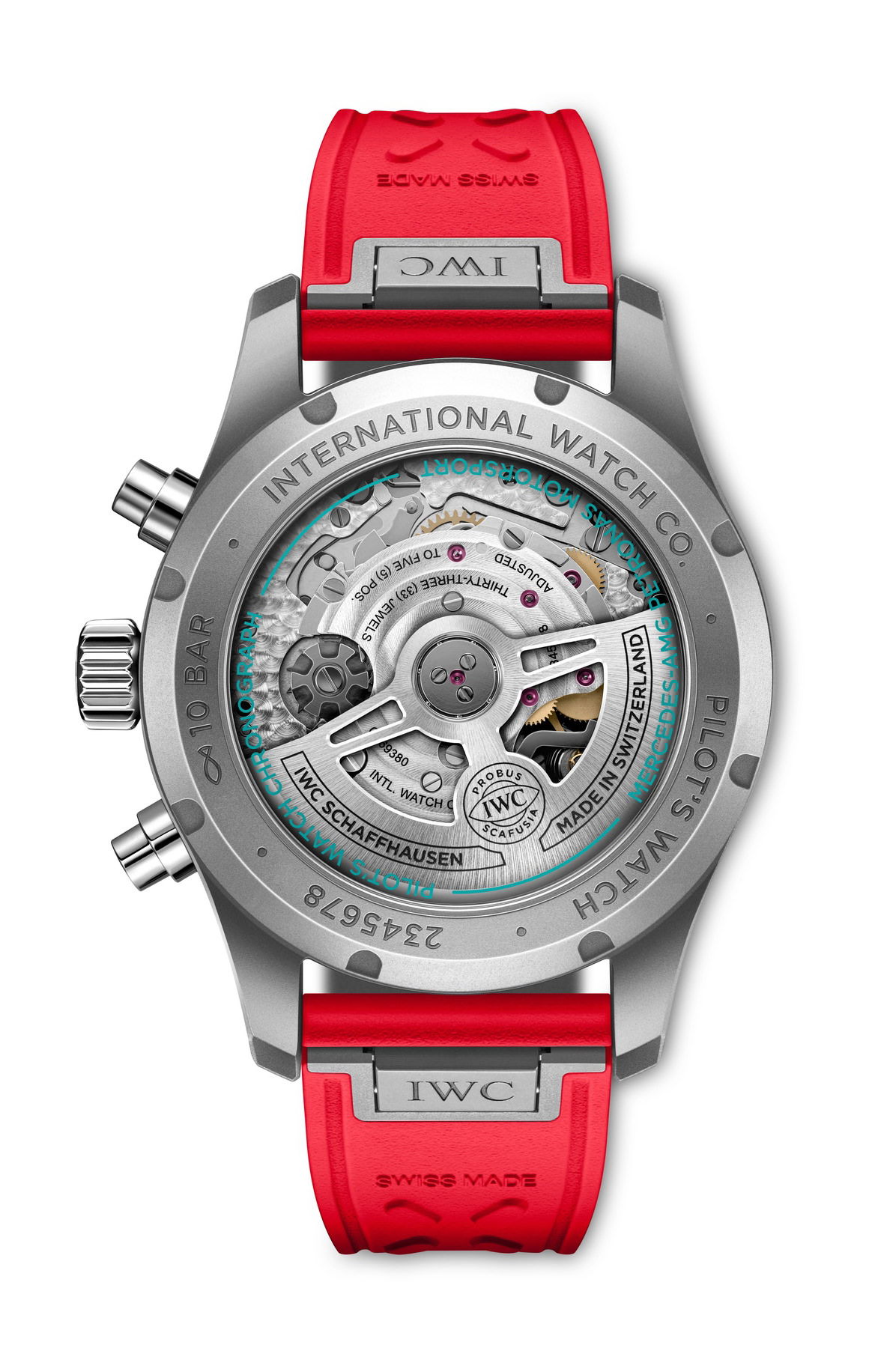 IMG_9081 IWC Pilot’s Watch Chronograph 41 Mercedes-AMG Petronas Formula One Team IW388114 Replica 4