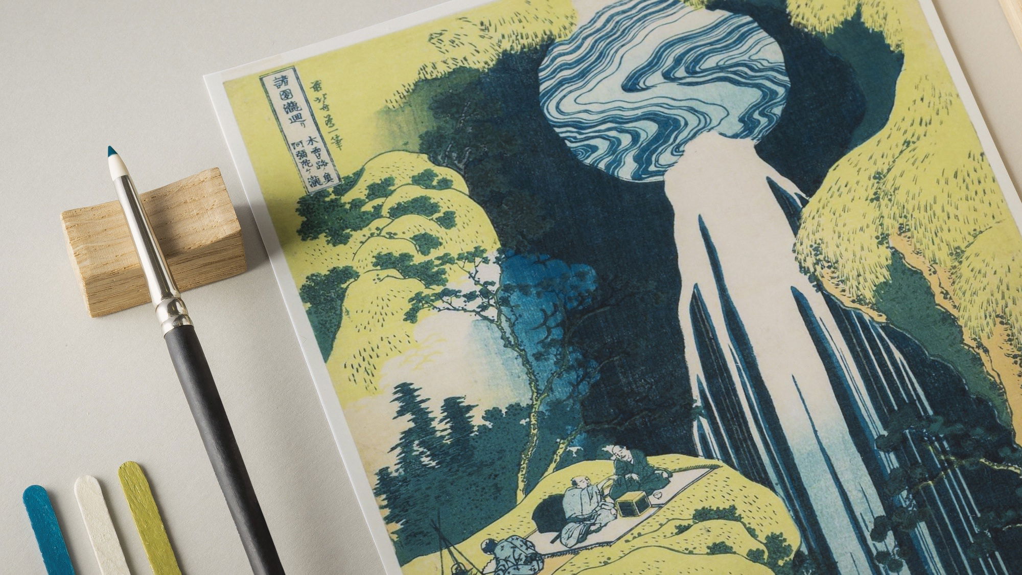 IMG_9081 Jaeger-LeCoultre Reverso Tribute Enamel Hokusai ‘Amida Falls’ Q39334T3 Replica 4