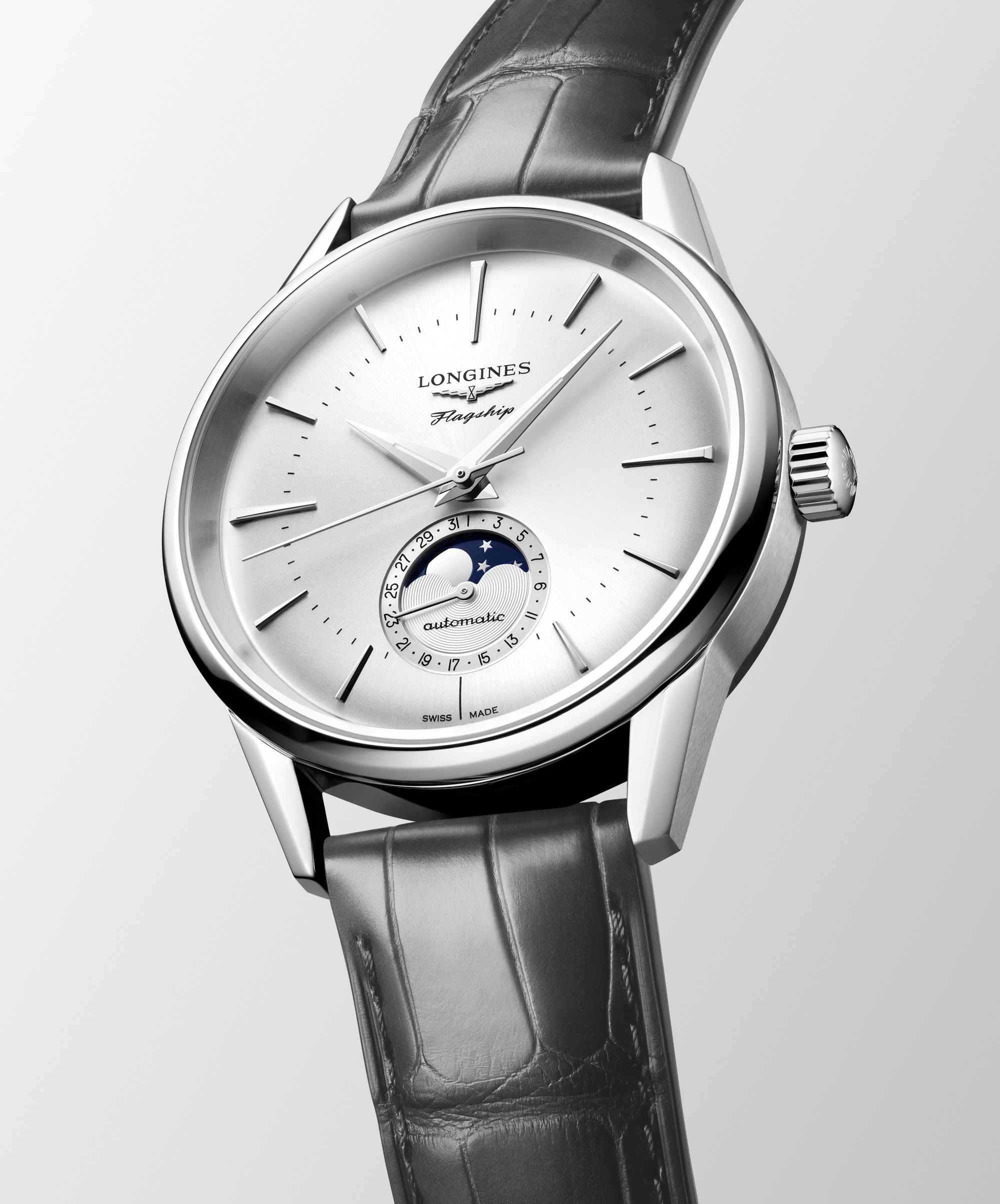 Longines Flagship Heritage Moonphase L4.815.4.72.2 Replica 4