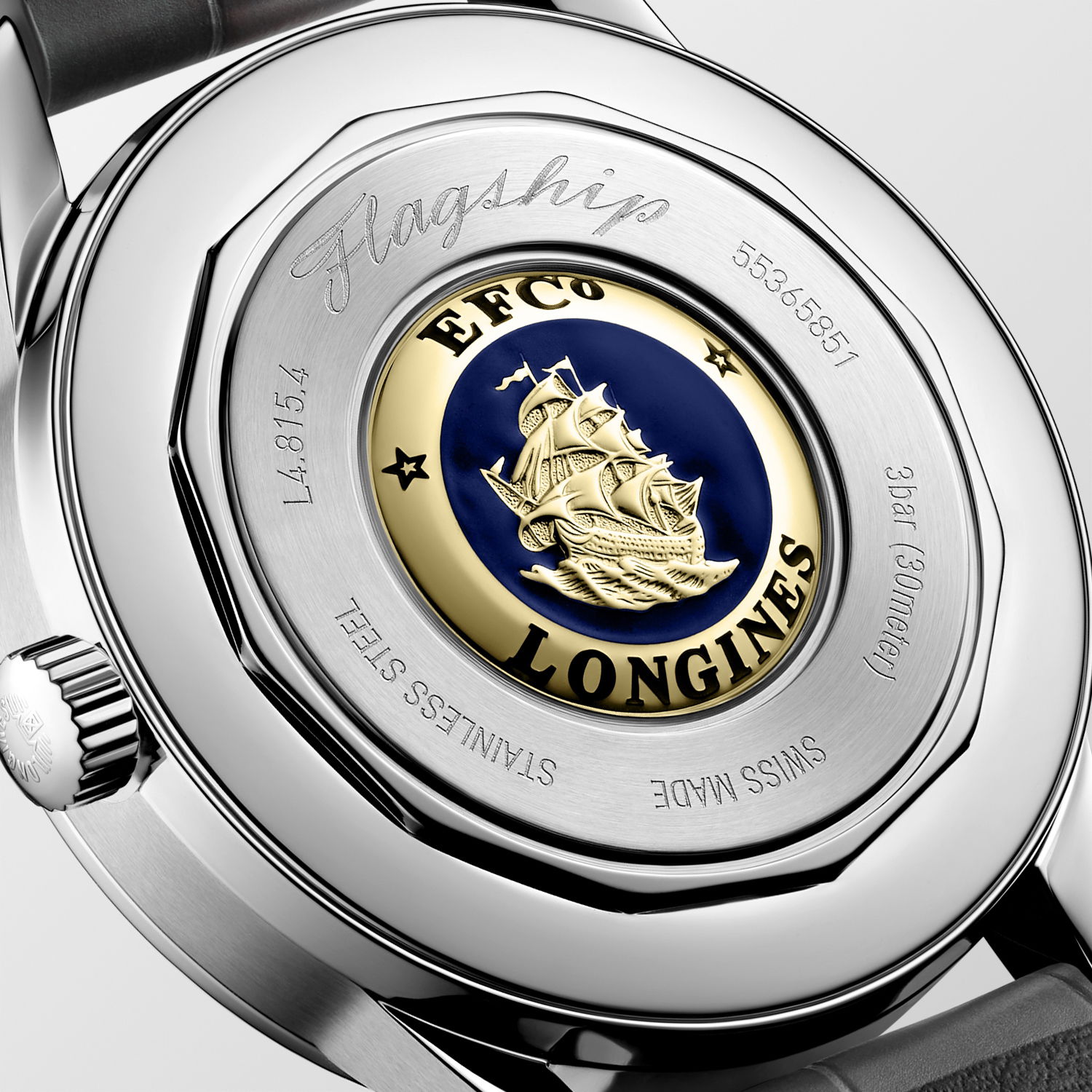 Longines Flagship Heritage Moonphase L4.815.4.52.2 Replica 4