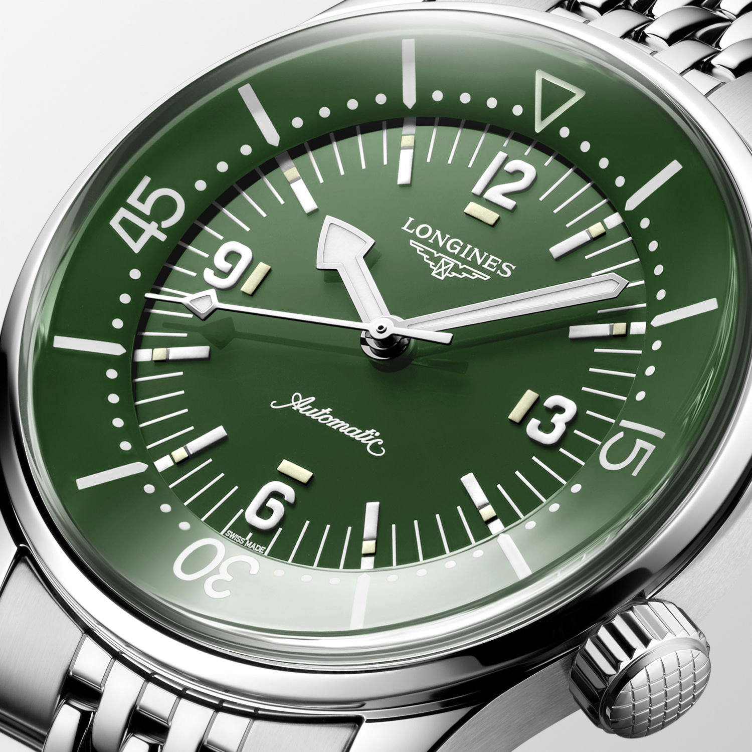 IMG_9081 Longines Legend Diver Green L3.764.4.06.6 Replica 4