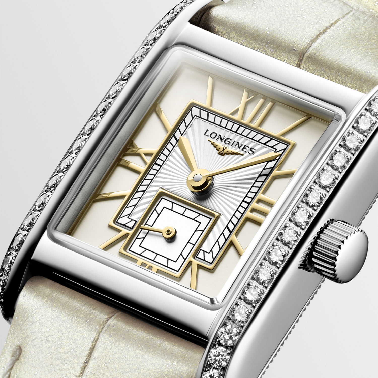 Longines Mini DolceVita Ivory White L5.200.0.79.2 Replica 4