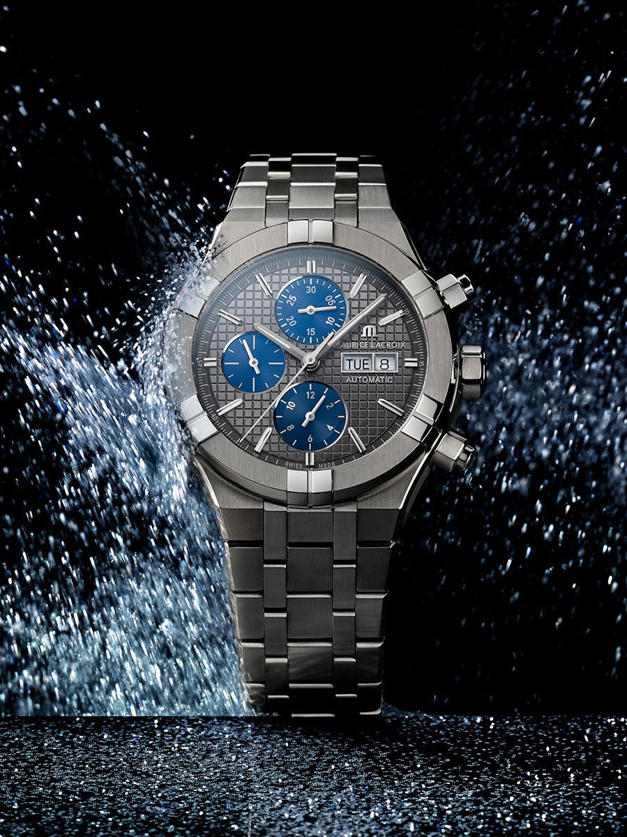 IMG_9081 Maurice Lacroix Aikon Automatic Chronograph 44 AI6038-TT032-330-1 Replica 4