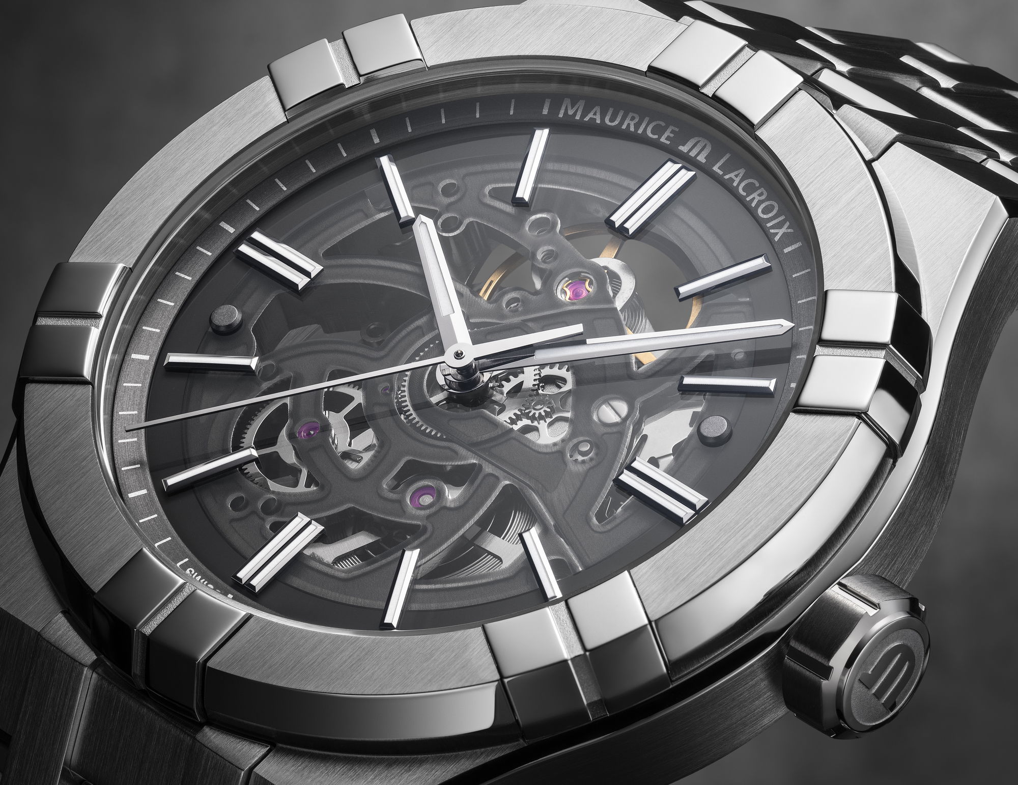 IMG_9081 Maurice Lacroix Aikon Automatic Skeleton 42 AI6008-SS002-030-1 Replica 4