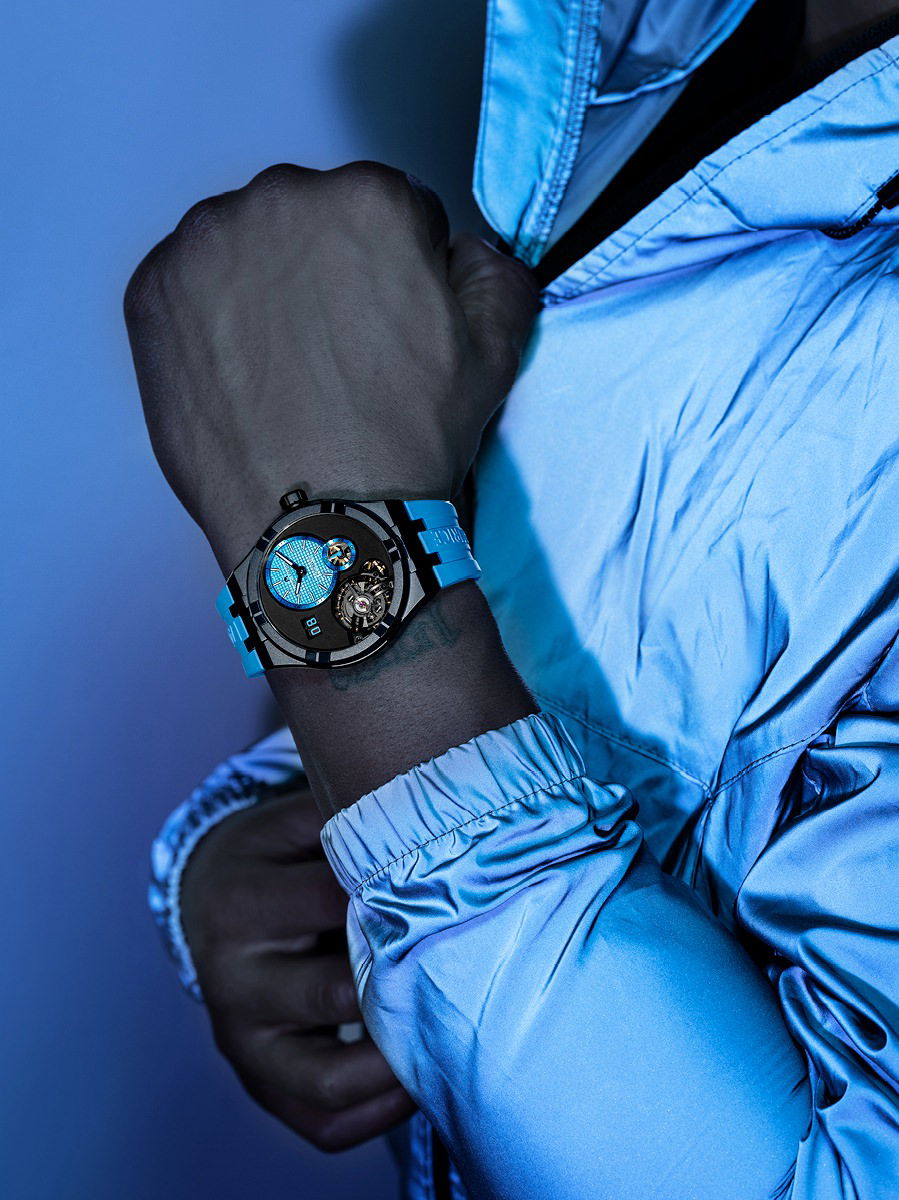 Maurice Lacroix Aikon Master Grand Date Technicolor 45 AI6118-DLB0J-430-H Replica 4