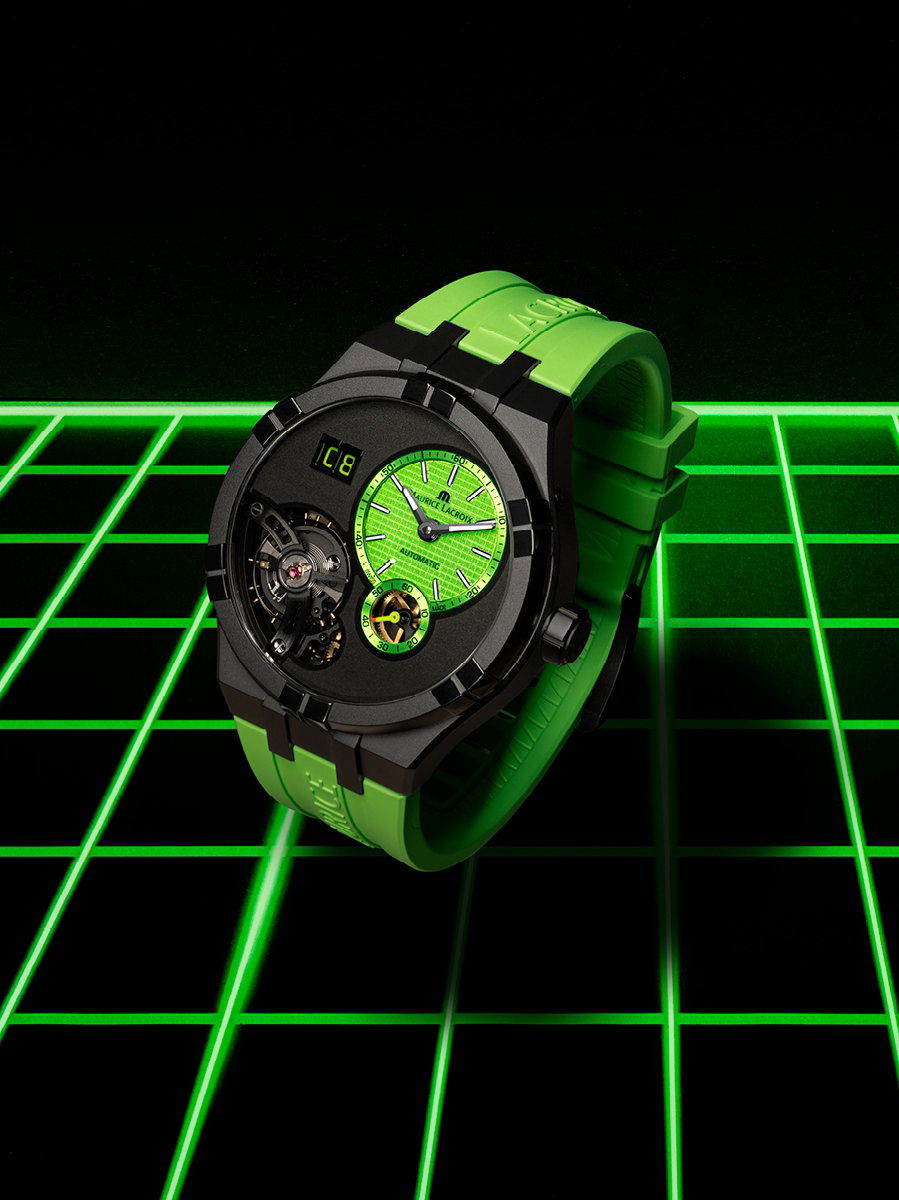 Maurice Lacroix Aikon Master Grand Date Technicolor 45 AI6118-DLB0J-630-I Replica 4