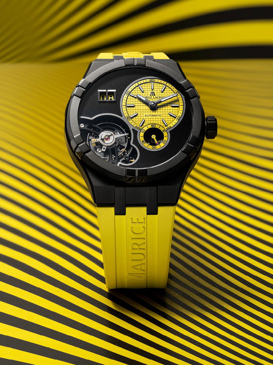 Maurice Lacroix Aikon Master Grand Date Technicolor 45 AI6118-DLB0J-730-I Replica 4