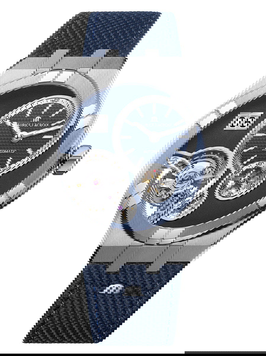 IMG_9081 Maurice Lacroix Aikon Master Grand Date AI6118-SS00E-430-C Replica 4