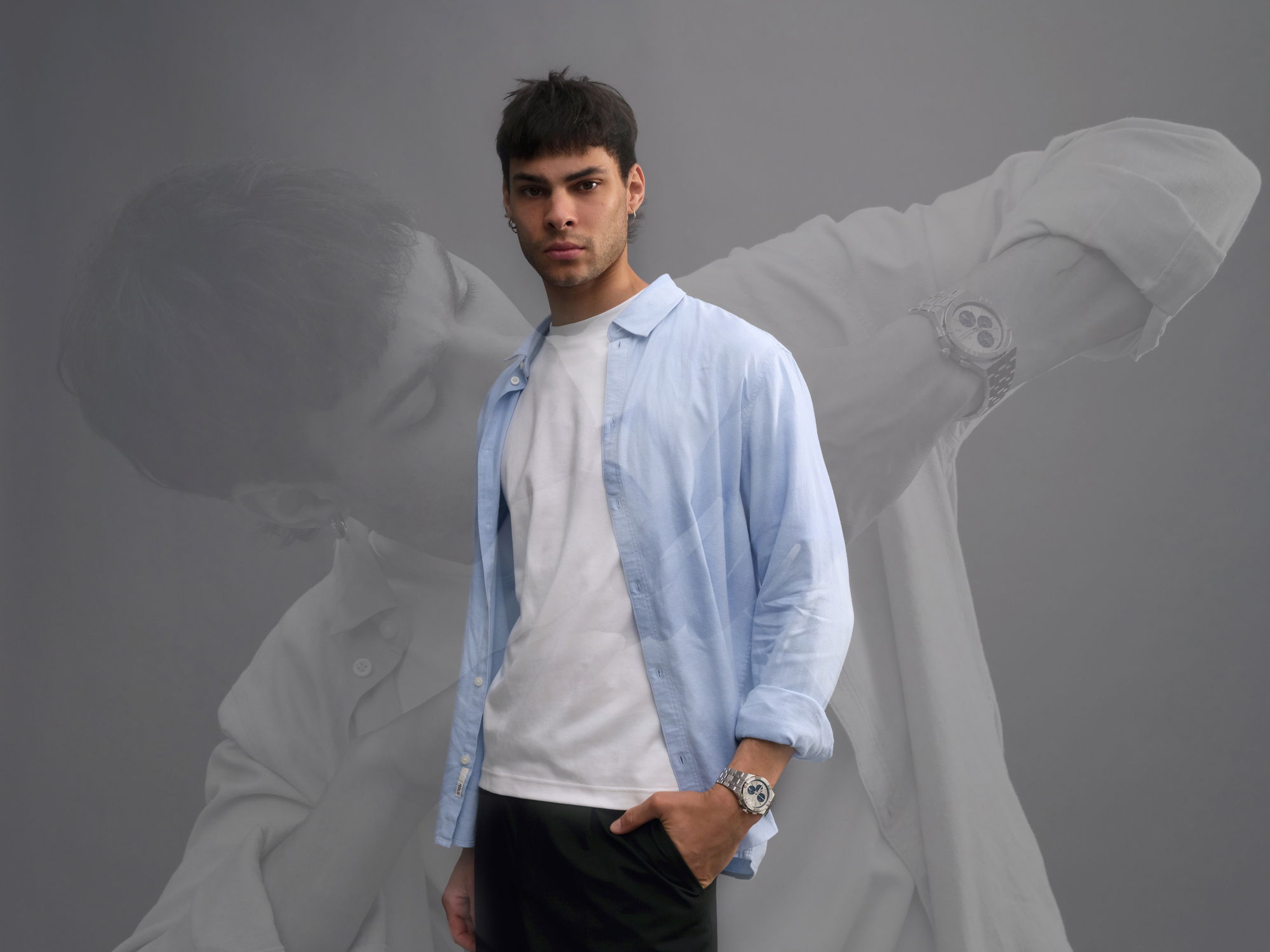 Maurice Lacroix Aikon Quartz Chronograph 42 AI1118-SS002-230-1 Replica 4