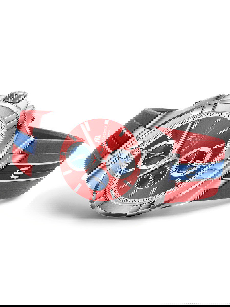 Maurice Lacroix Aikon Quartz Chronograph Limited Edition Vikings Watch AI1018-SS001-530-6 Replica 4