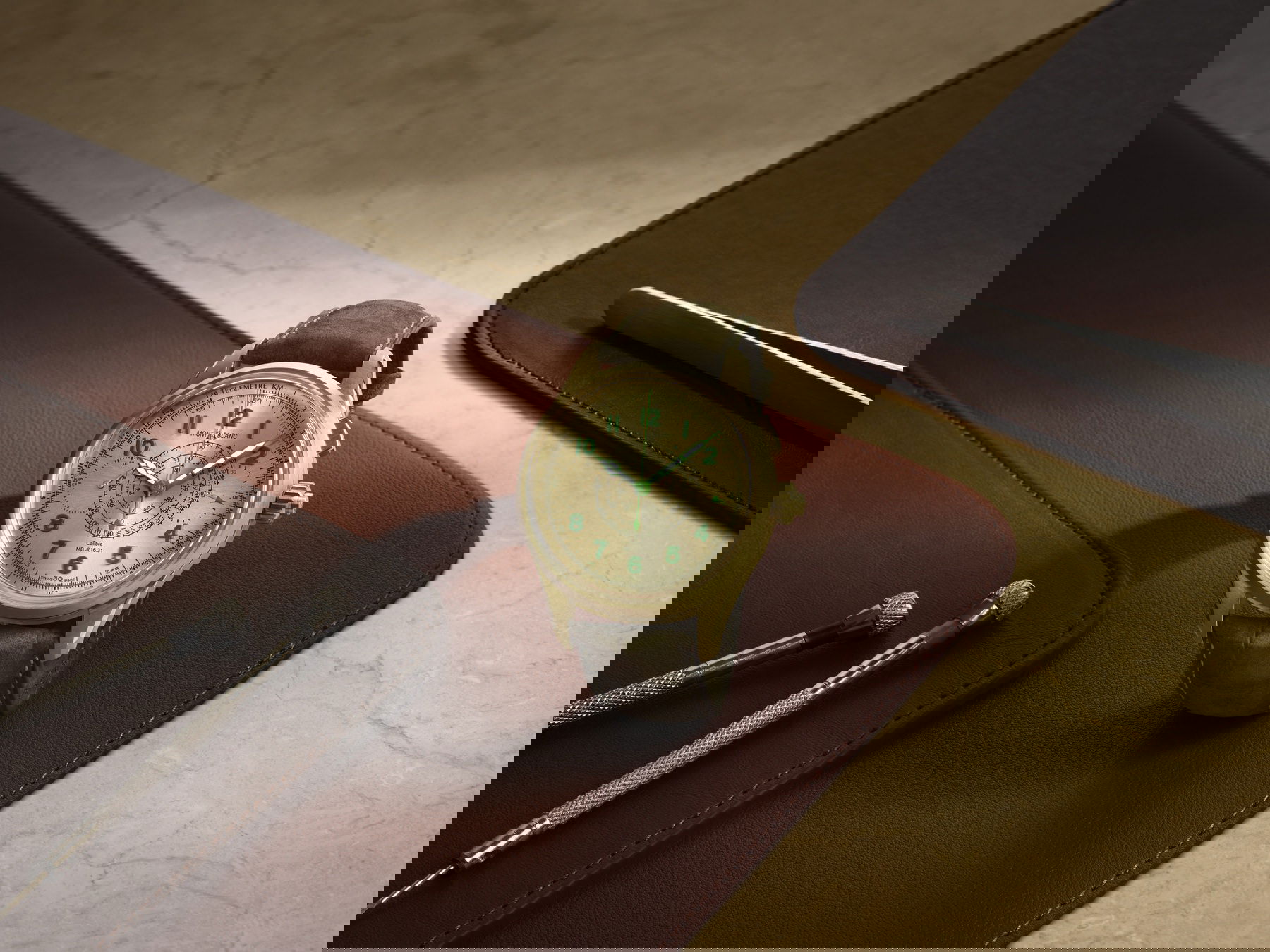 IMG_9081 Montblanc 1858 Split Second Chronograph Limited Edition 18 128085 Replica 4