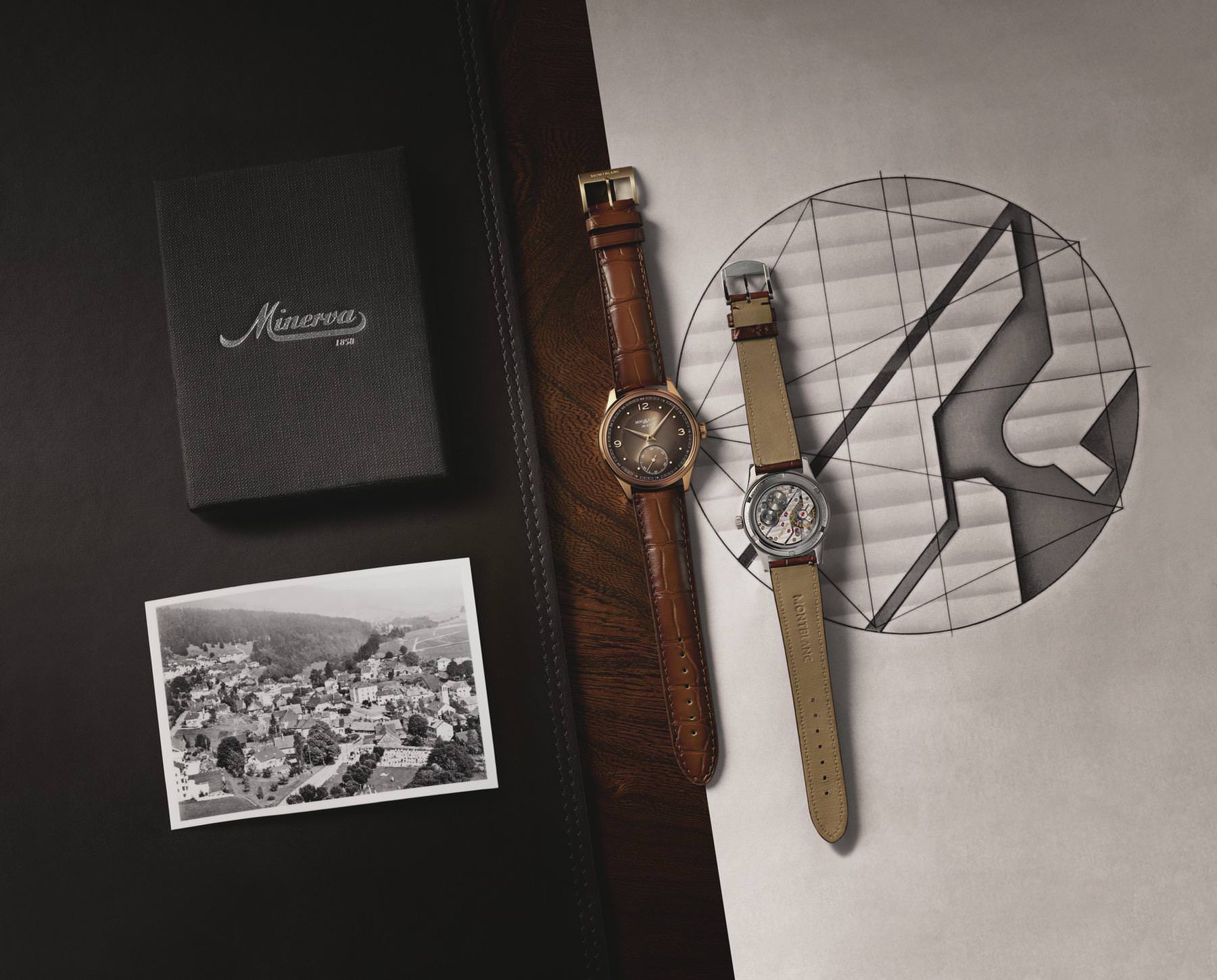 Montblanc Heritage Pythagore Small Second Limited Edition 148 128667 Replica 4