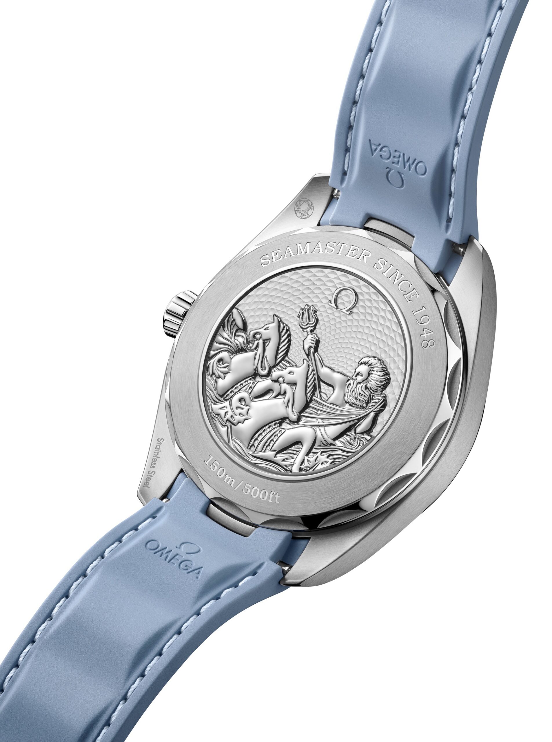 IMG_9081 Omega Seamaster Aqua Terra 150M Co-Axial Master Chronometer Summer Blue 220.12.41.21.03.008 Replica 4