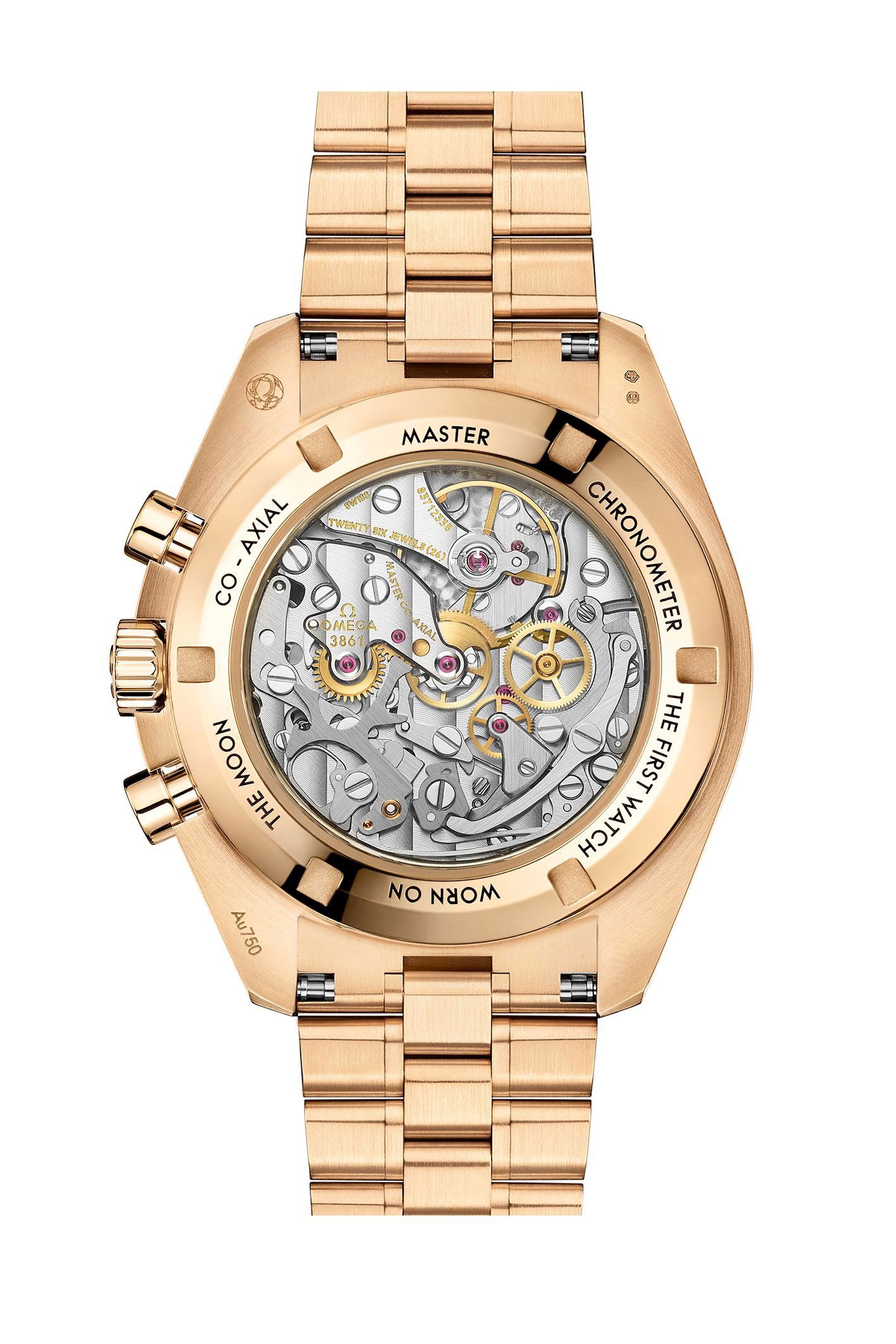 Omega Speedmaster Moonwatch Co-Axial Master Chronometer Chronograph 42 mm Moonshine Gold 310.60.42.50.10.001 Replica 4