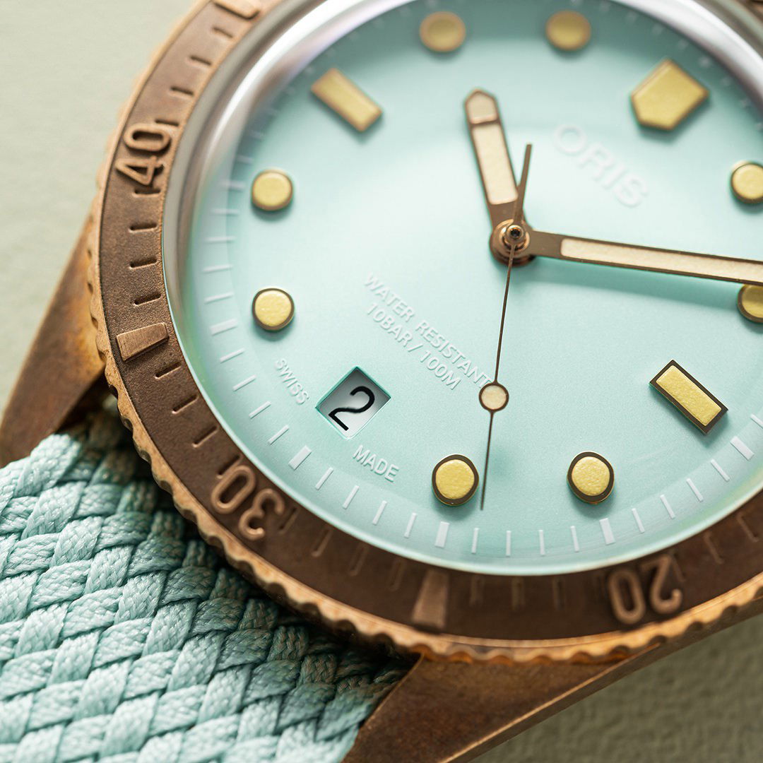 IMG_9081 Oris Divers Sixty-Five Cotton Candy' 01 733 7771 3157-07 3 19 03BR Replica 4