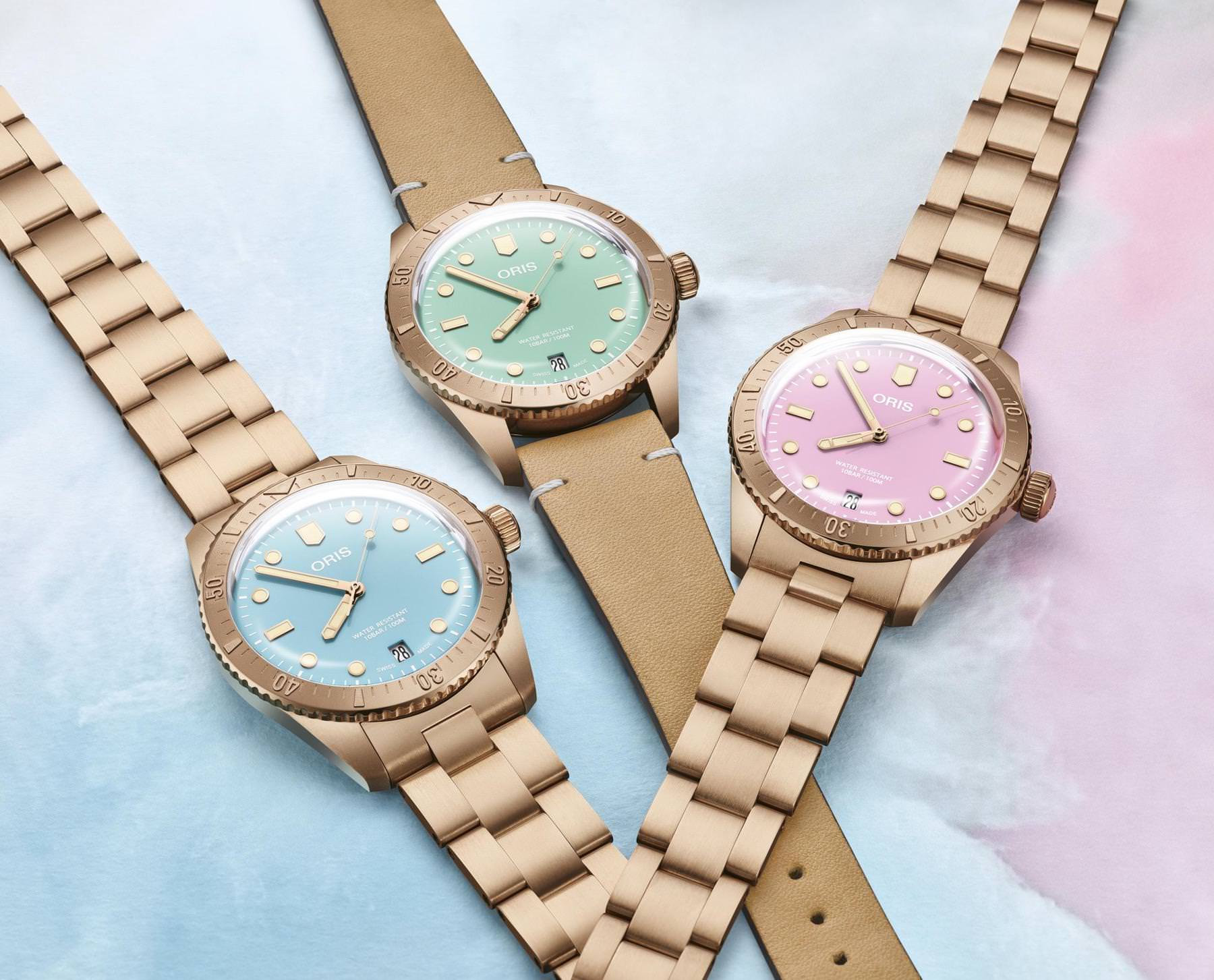 IMG_9081 Oris Divers Sixty-Five Cotton Candy' 01 733 7771 3158-07 8 19 15 Replica 4