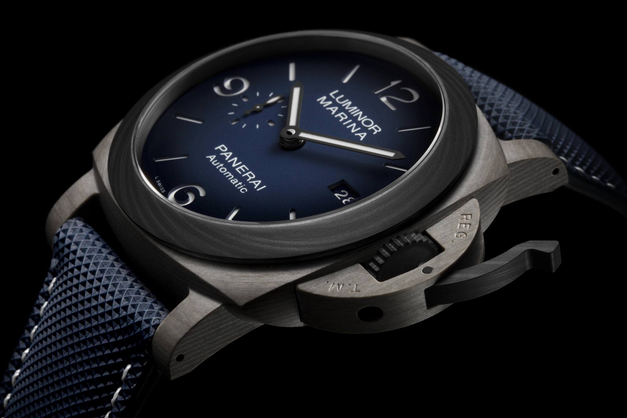 IMG_9081 Panerai Luminor Marina Fibratech? Vulcano Blu PAM01663 Replica 4