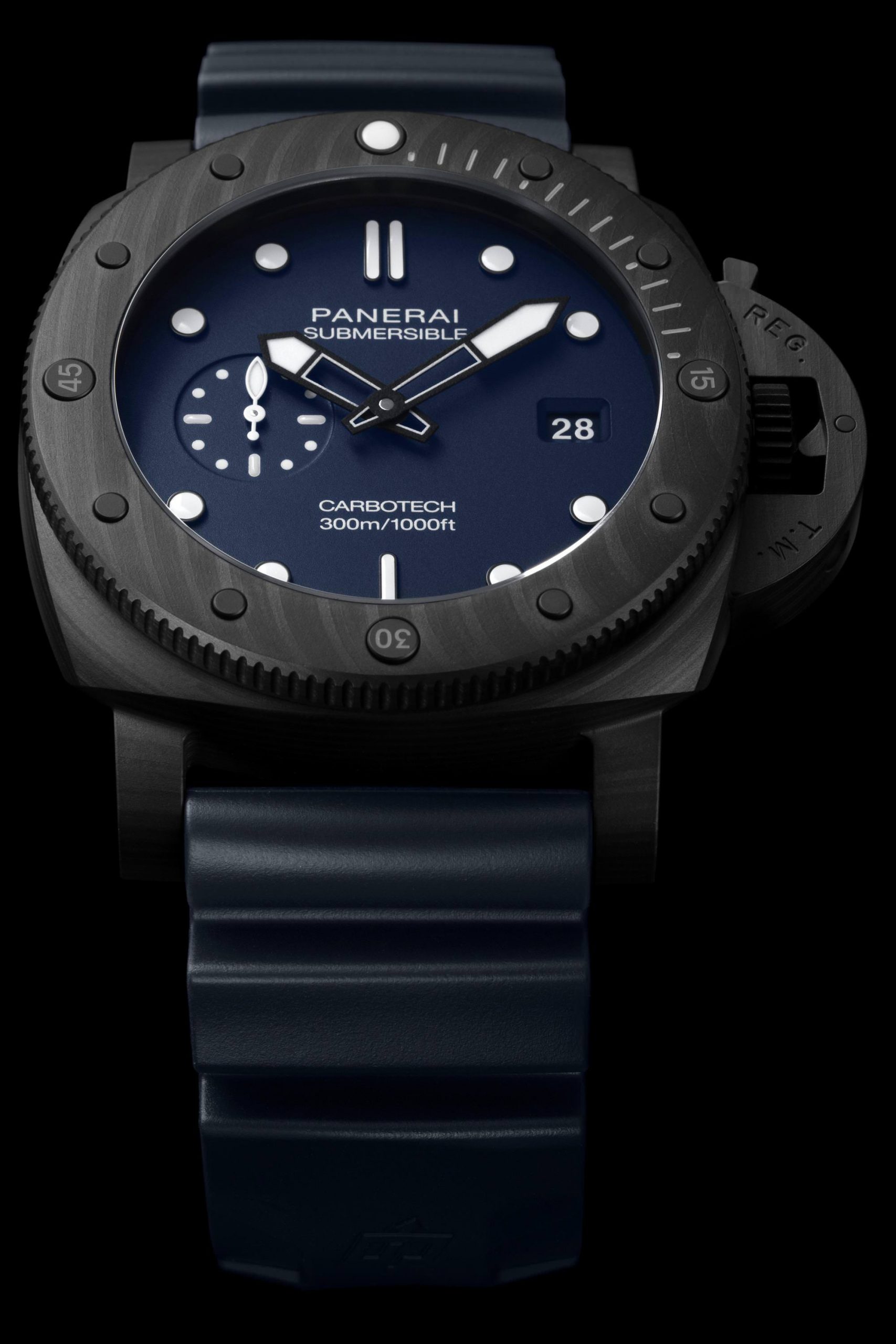 Panerai Submersible QuarantaQuattro Carbotech Blu Abisso PAM01232 Replica 4