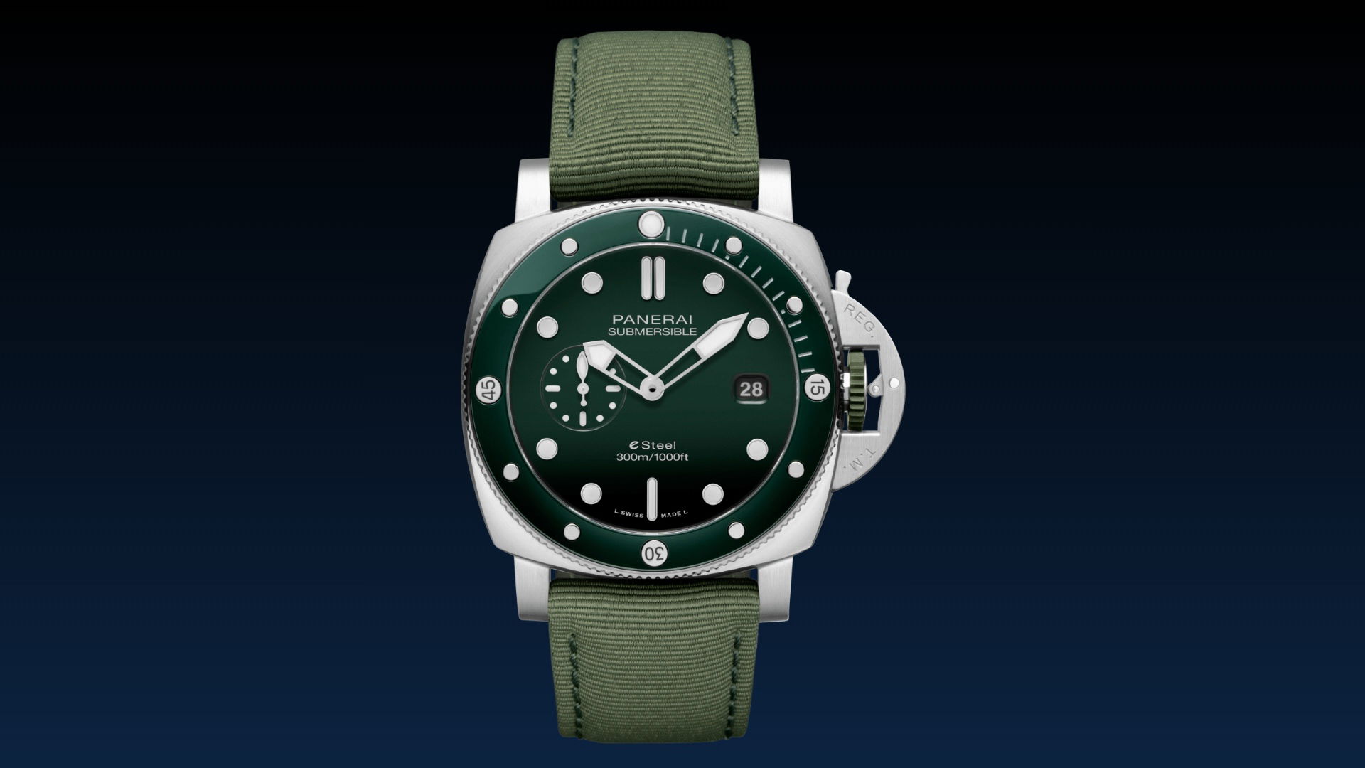 IMG_9081 Panerai Submersible QuarantaQuattro eSteel Verde Smeraldo PAM01287 Replica 4