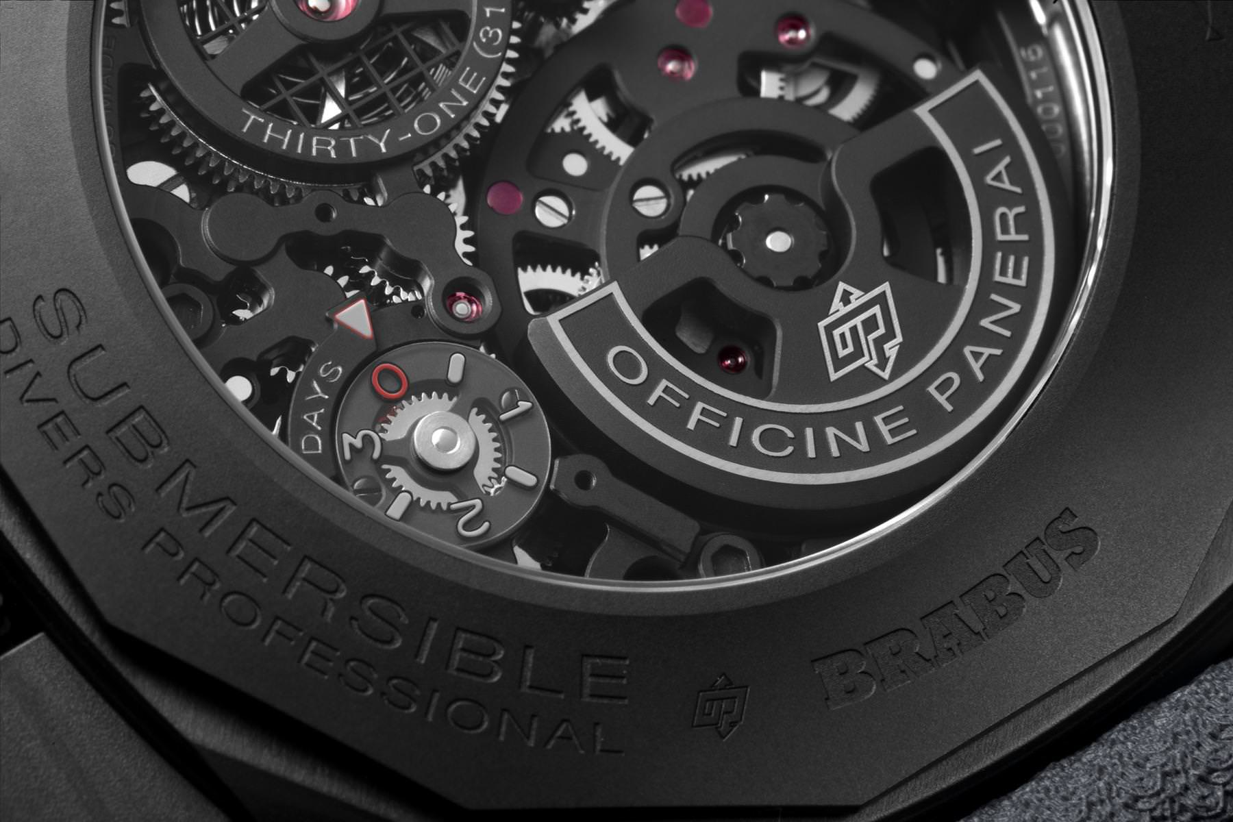 Panerai Submersible S Brabus Black Ops Edition PAM01240 Replica 4