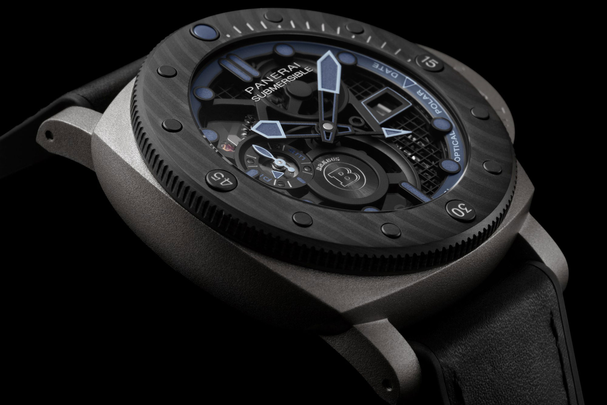 Panerai Submersible S BRABUS Blue Shadow Edition PAM01241 Replica 4
