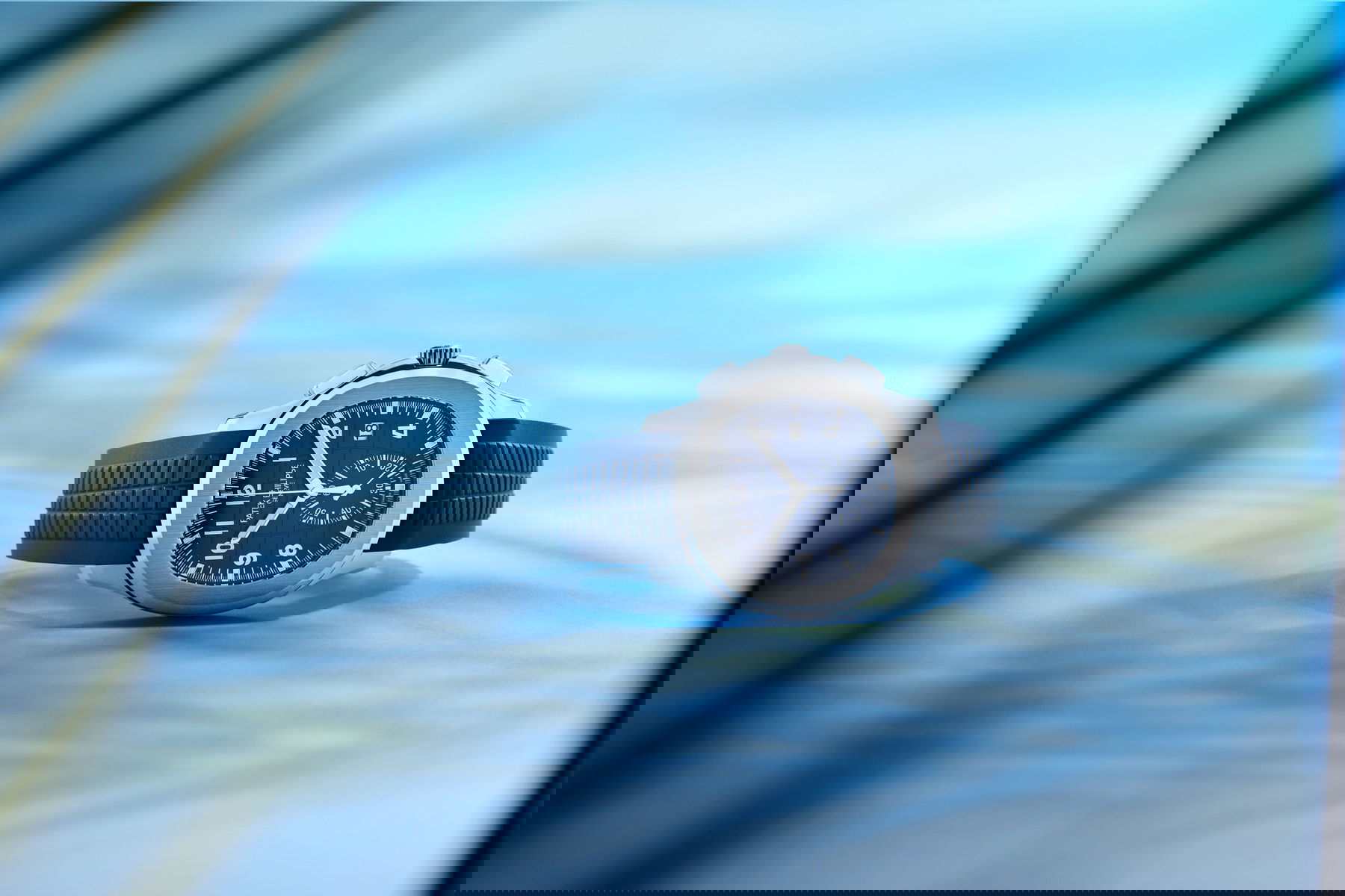 IMG_9081 Patek Philippe Aquanaut Chronograph 5968G-001 Replica 4