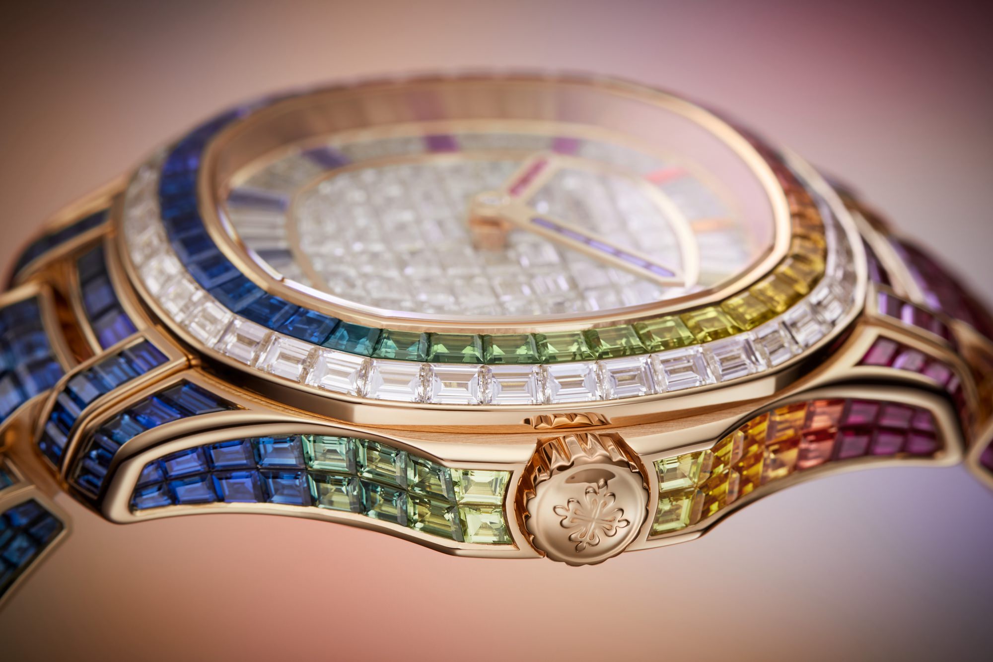 Patek Philippe Aquanaut Luce Rainbow Minute Repeater Haute Joaillerie 5260/1455R-001 Replica 4