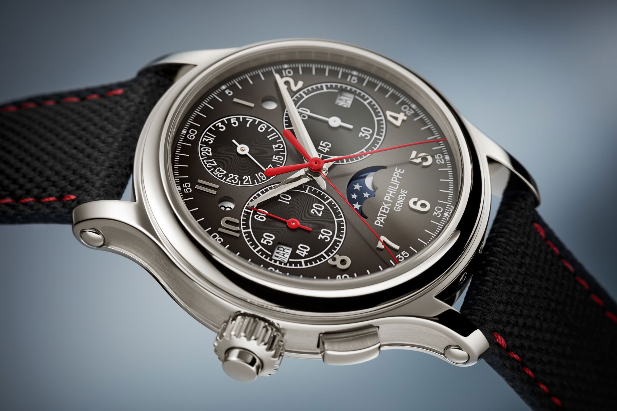 Patek Philippe Grand Complications Split-Seconds Monopusher Chronograph, Perpetual Calendar 5373P-001 Replica 4