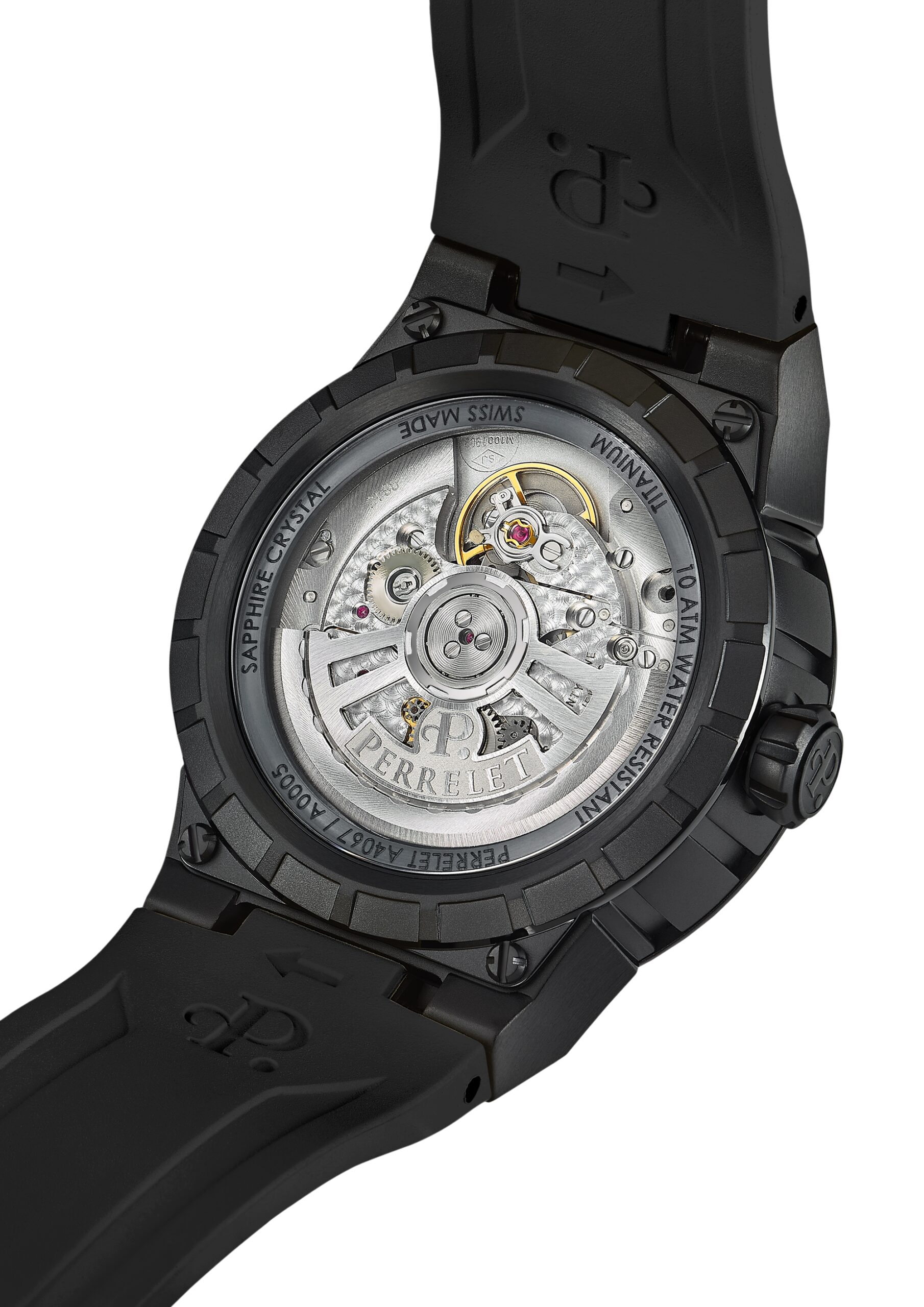 Perrelet Turbine 41 Titanium A4067/6 Replica 4